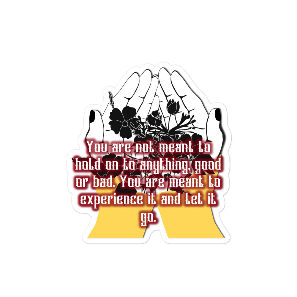 Experience #2 Bubble-free stickers