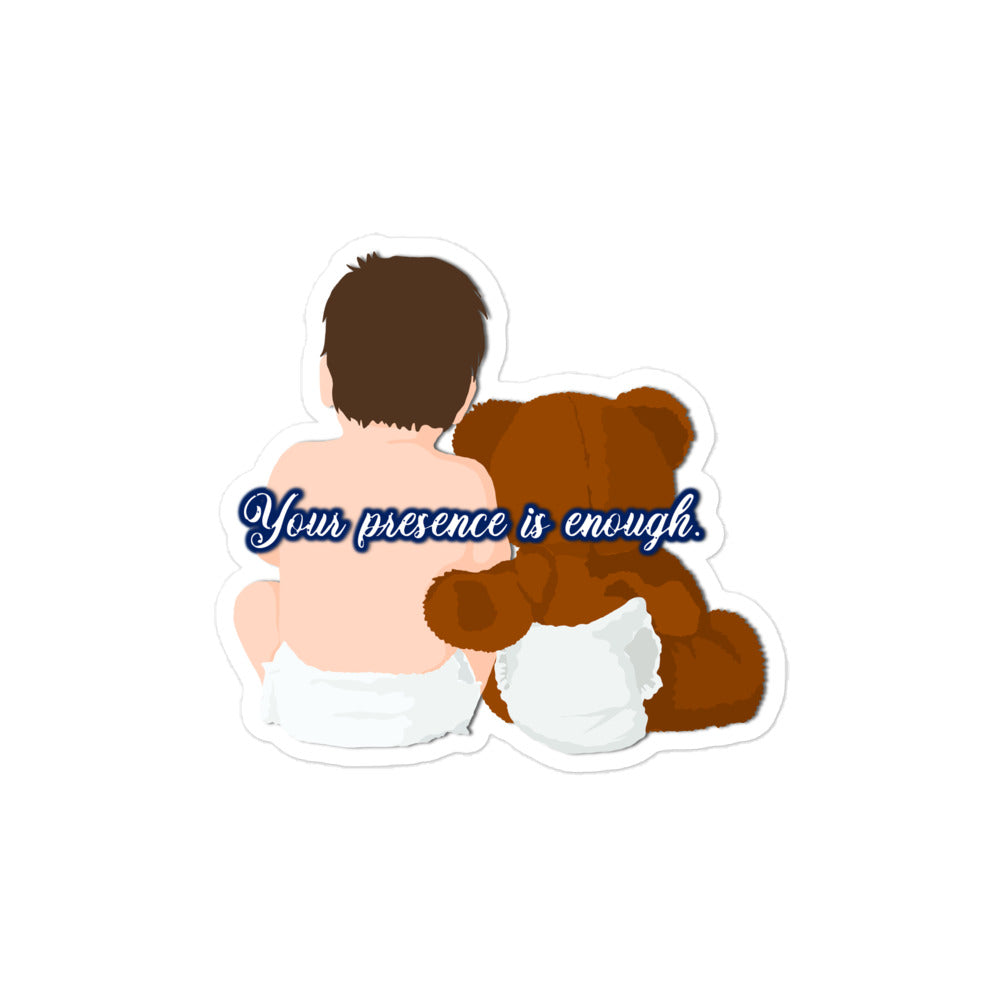 Enough #2 Bubble-free stickers