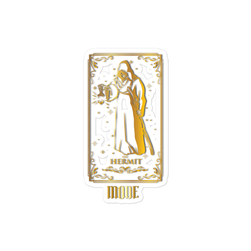 Hermit (Gold) Bubble-free Stickers
