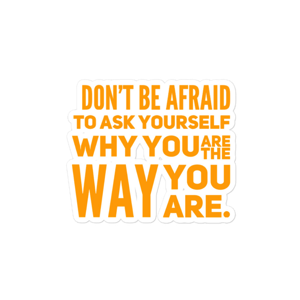 Ask Yourself #2 Bubble-free Stickers