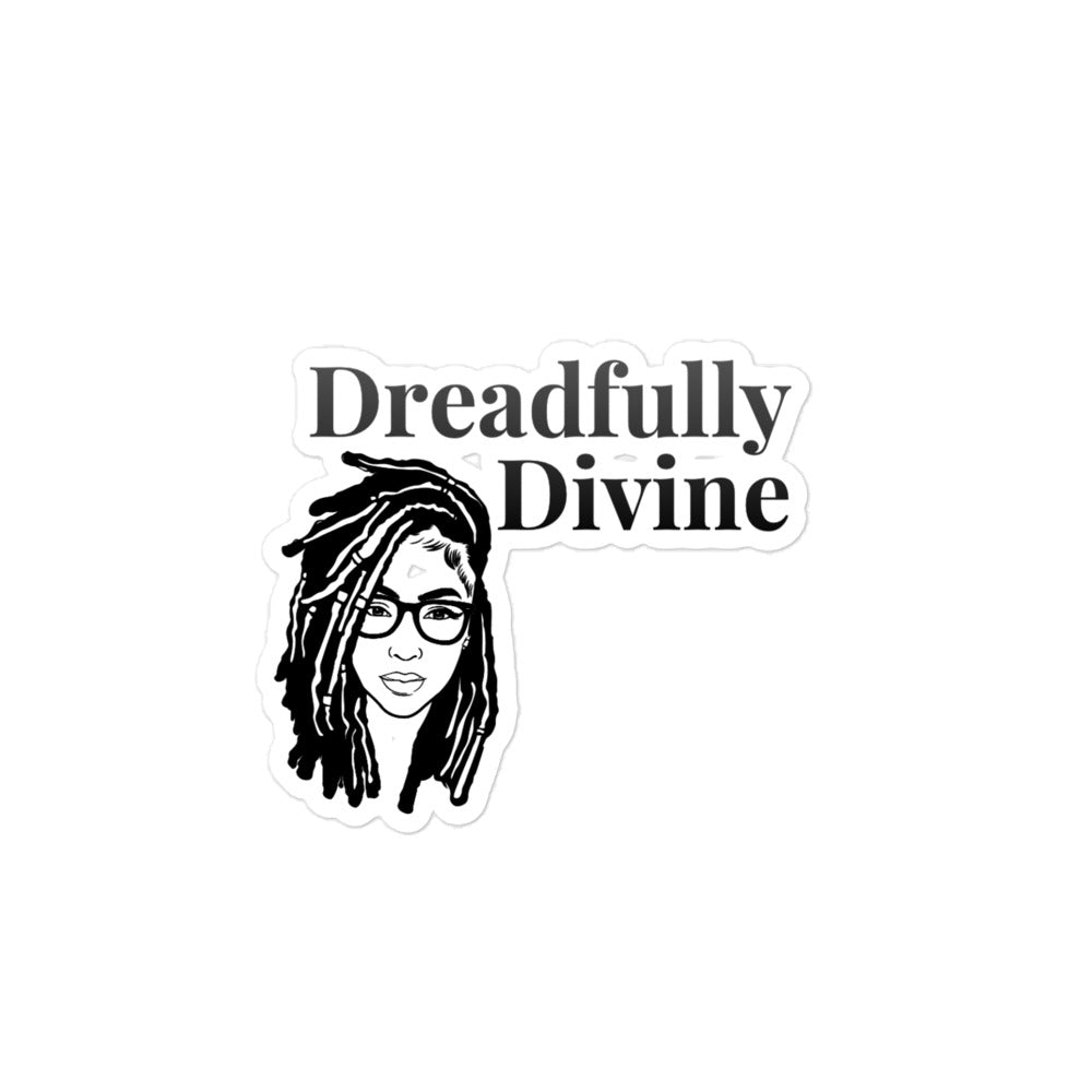 DD Woman (Black) Bubble-free Stickers