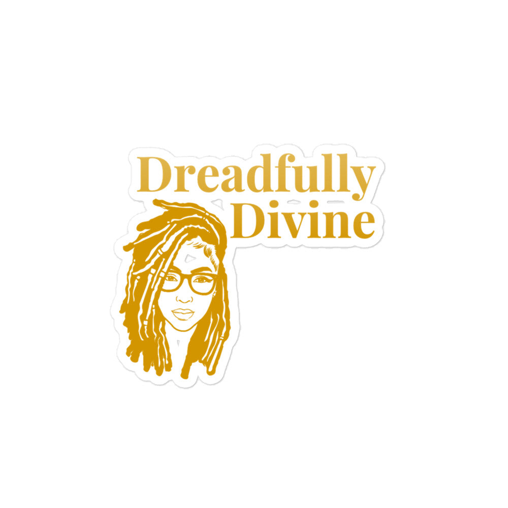 DD Woman (Gold) Bubble-free Stickers