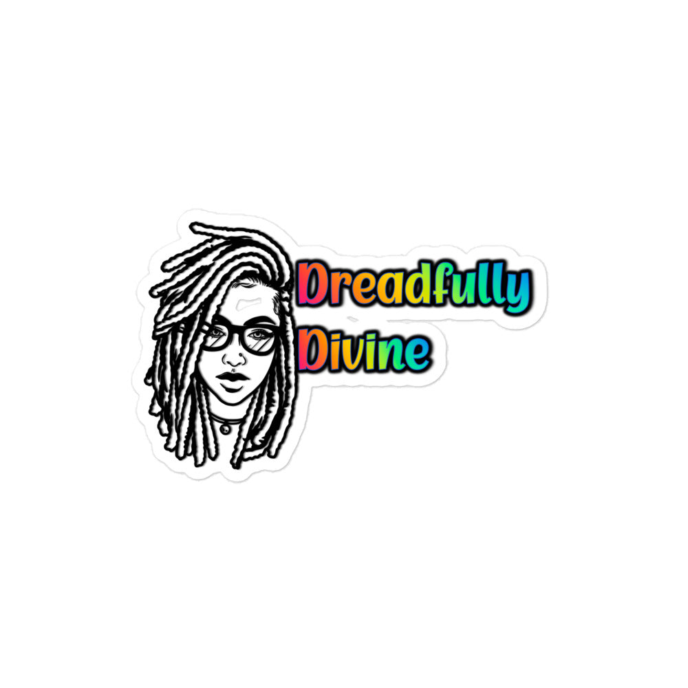 DD Woman (Multi-color) Bubble-free Stickers