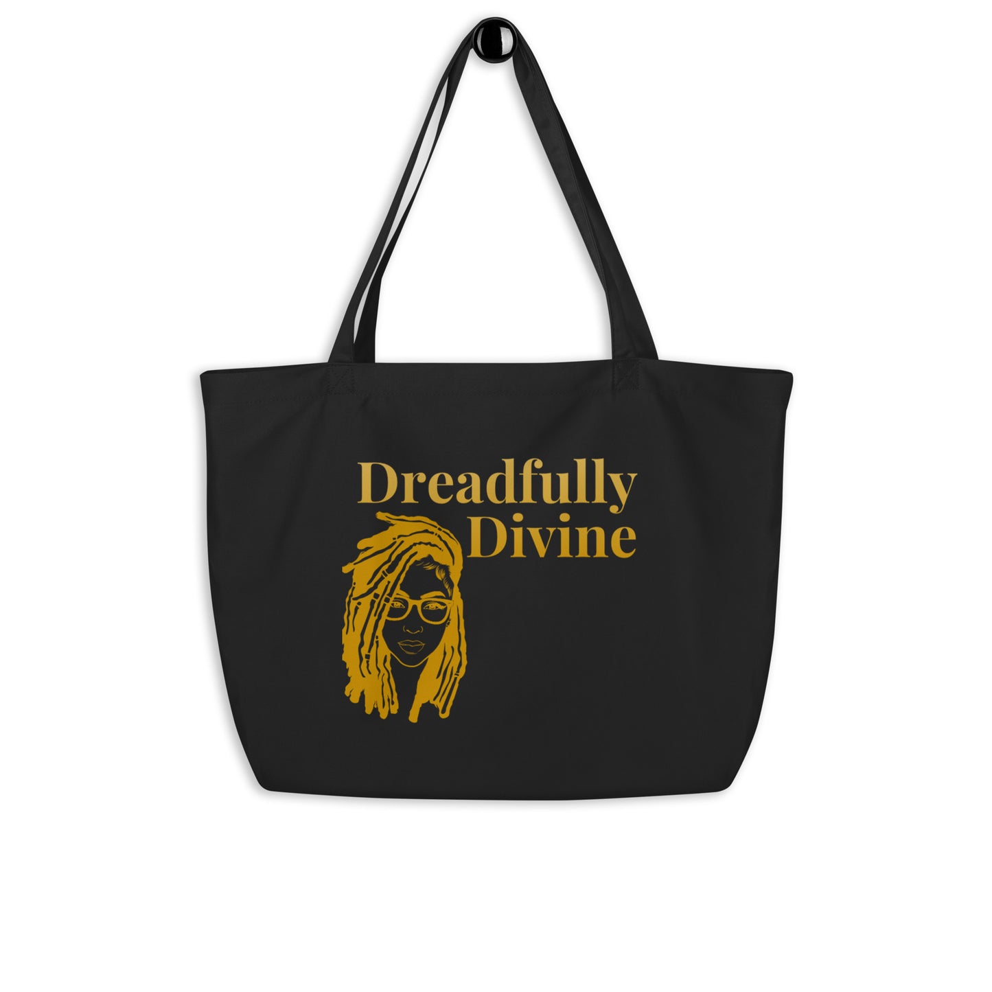 DD Woman (Gold) Large Organic Tote Bag
