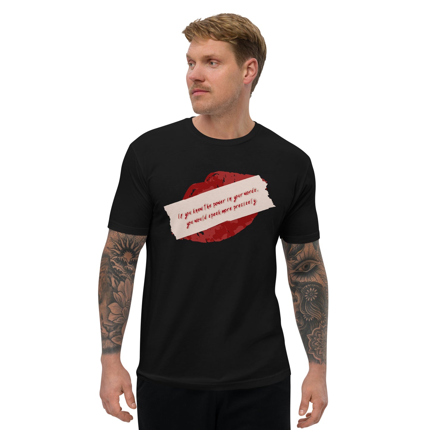 Preciseness Men's Fitted Short Sleeve T-shirt
