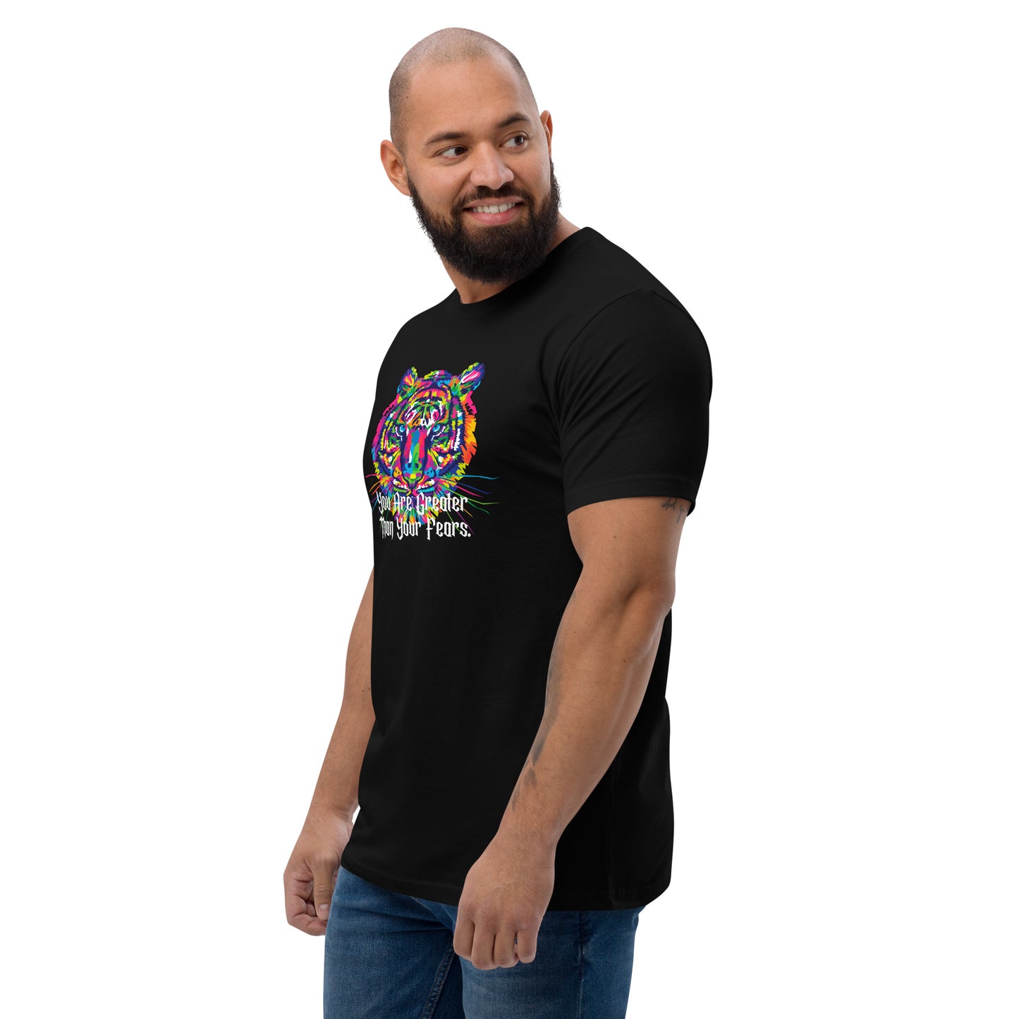 Tiger Men's Fitted Short Sleeve T-shirt