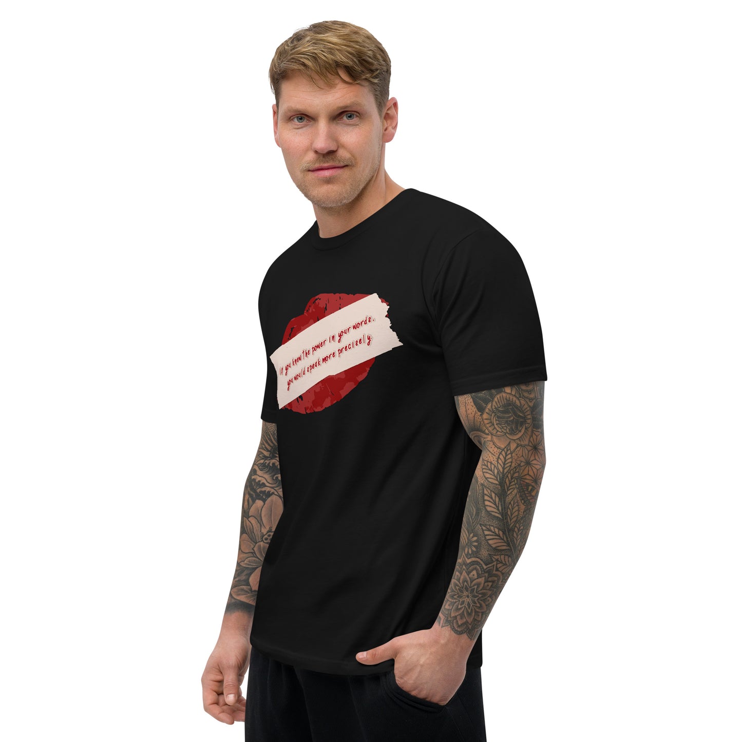 Preciseness Men's Fitted Short Sleeve T-shirt