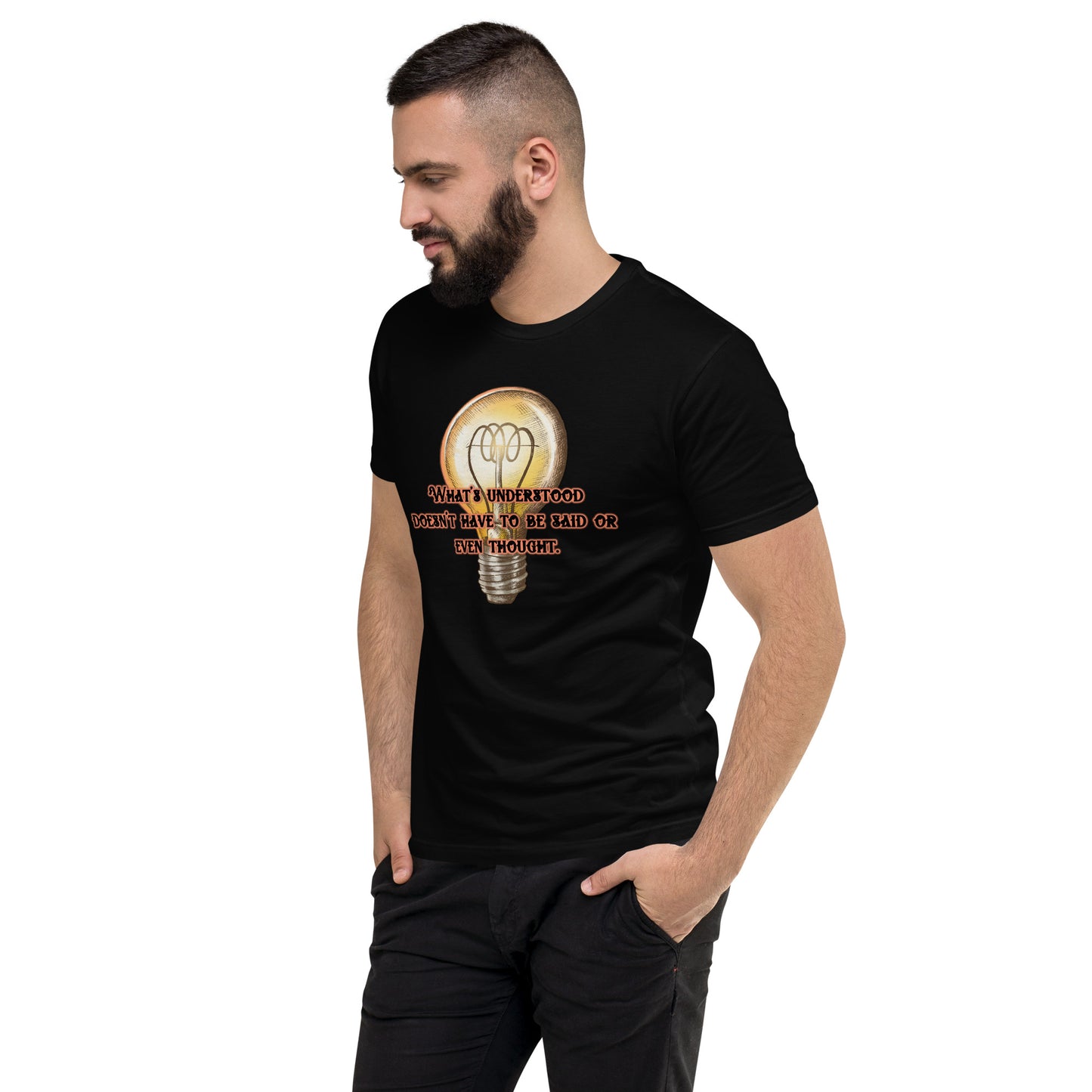 Lightbulb #3 Men's Fitted Short Sleeve T-shirt