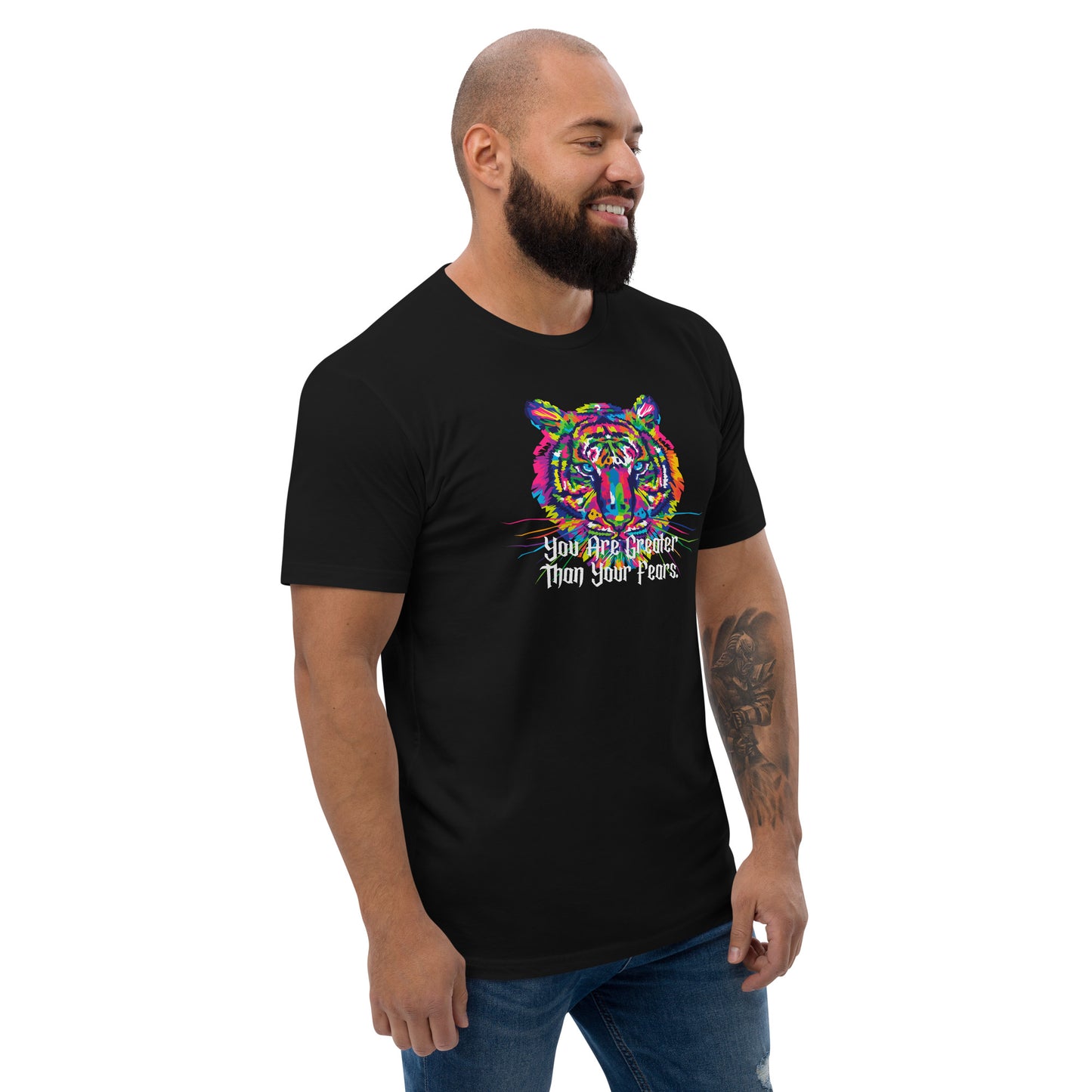 Tiger Men's Fitted Short Sleeve T-shirt
