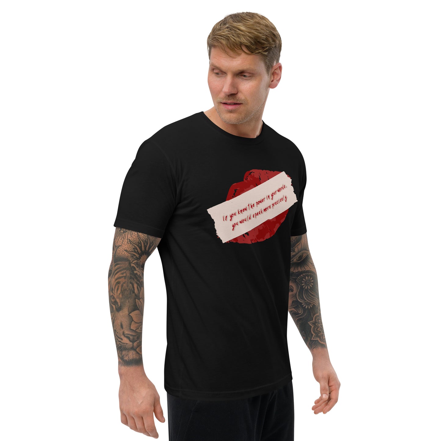 Preciseness Men's Fitted Short Sleeve T-shirt