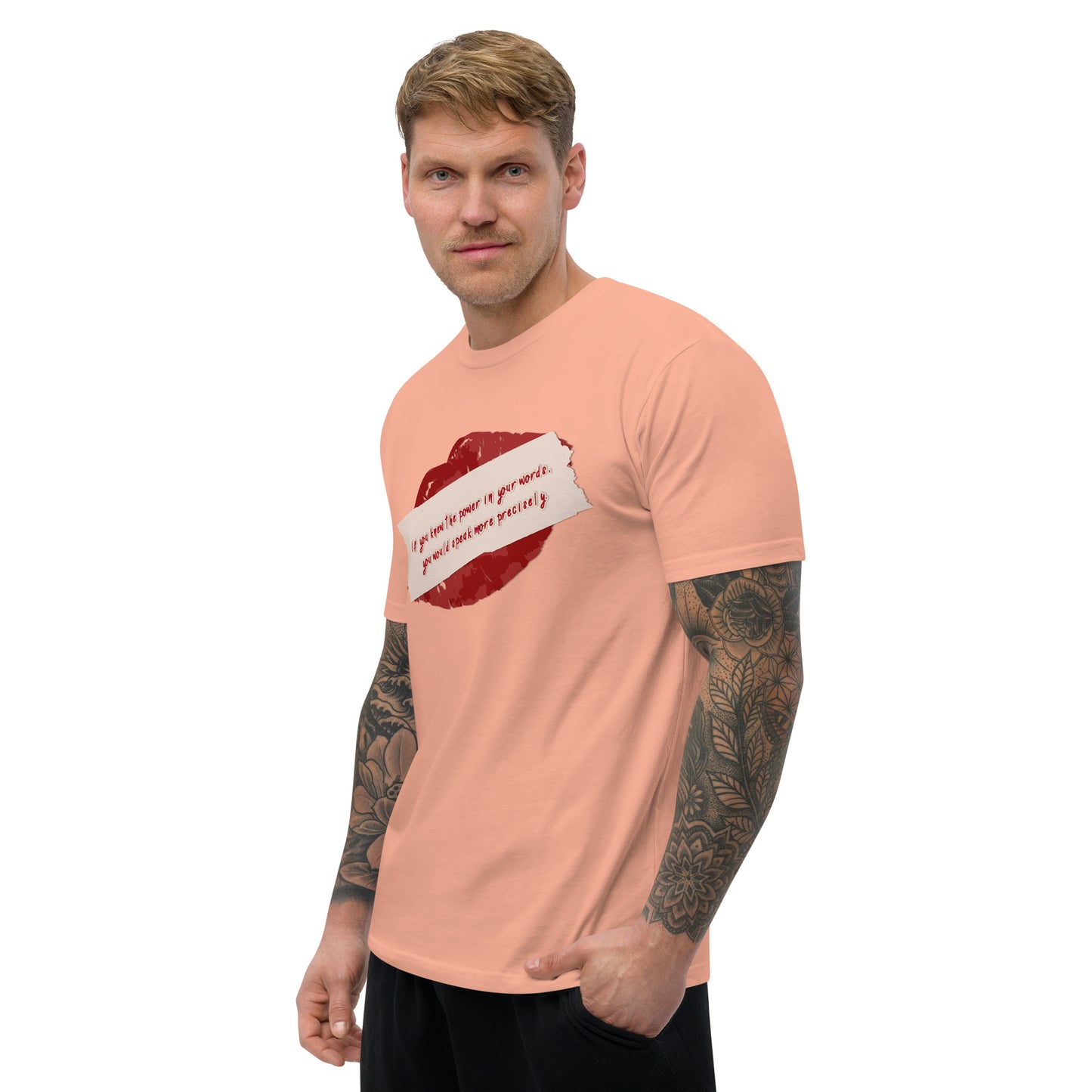 Preciseness Men's Fitted Short Sleeve T-shirt