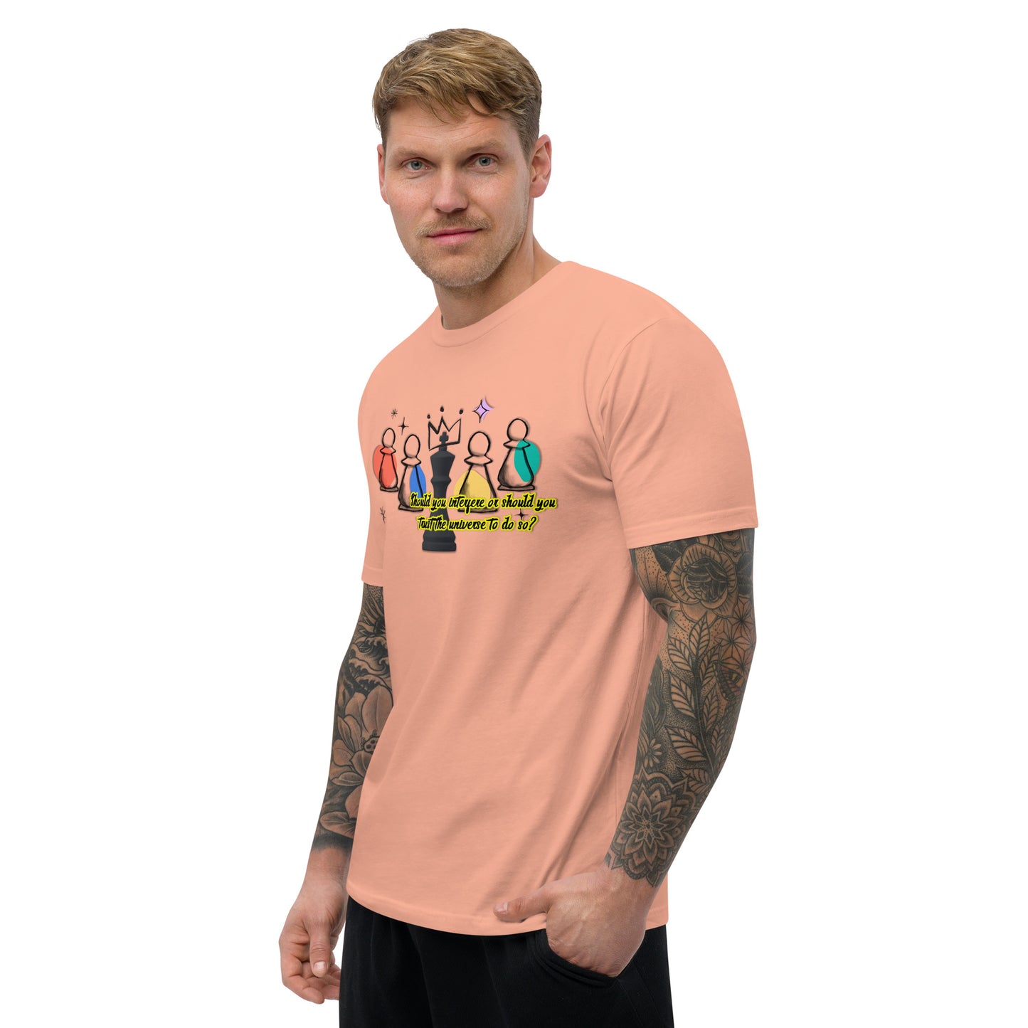 Highest Good #3 Men's Fitted Short Sleeve T-shirt
