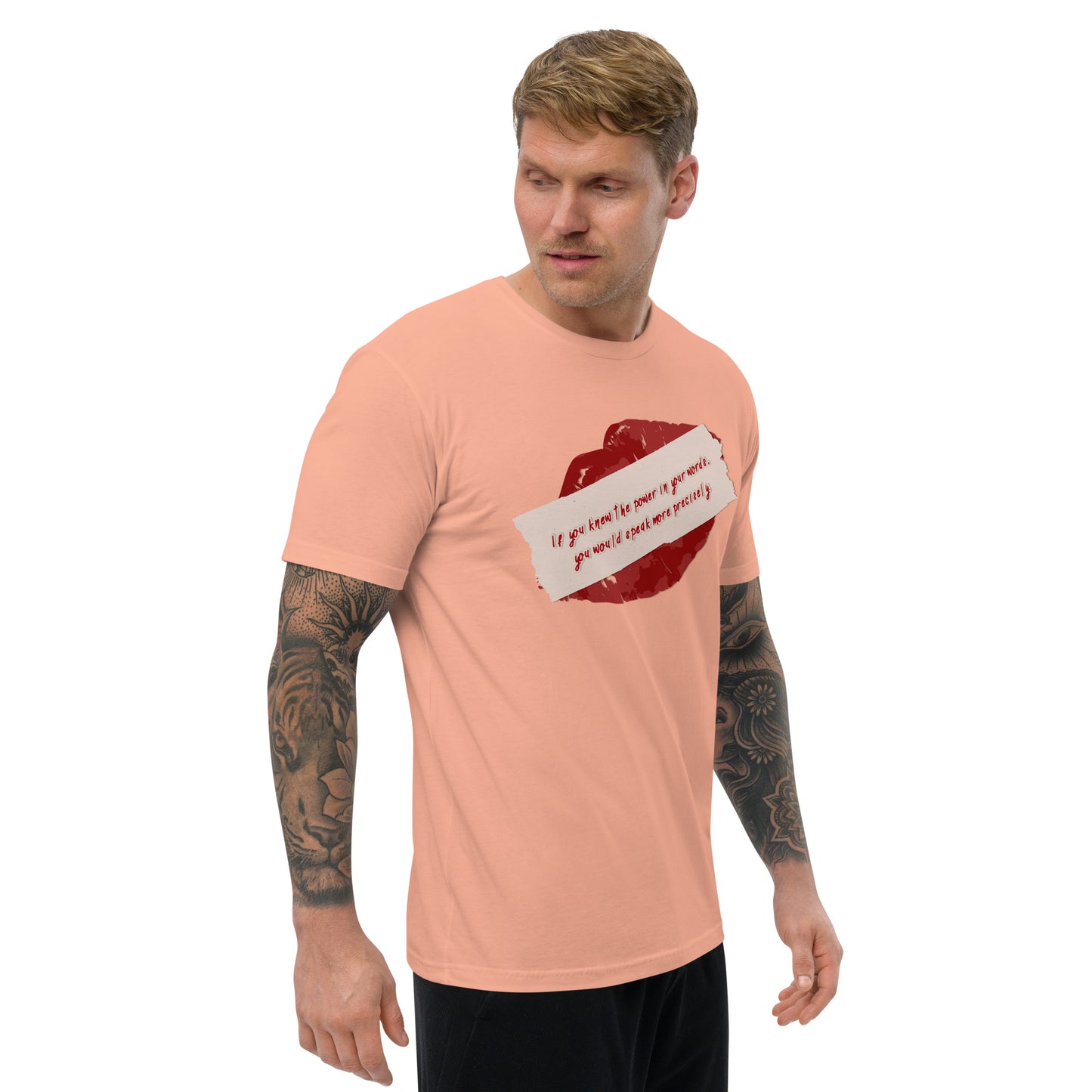 Preciseness Men's Fitted Short Sleeve T-shirt