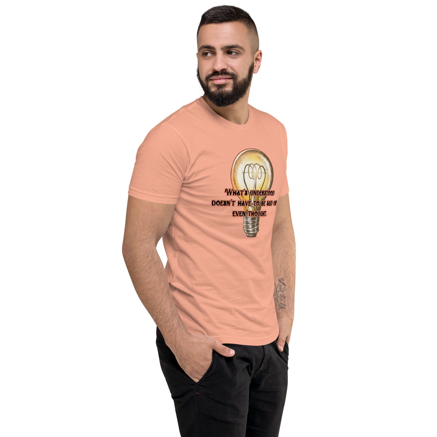 Lightbulb #3 Men's Fitted Short Sleeve T-shirt