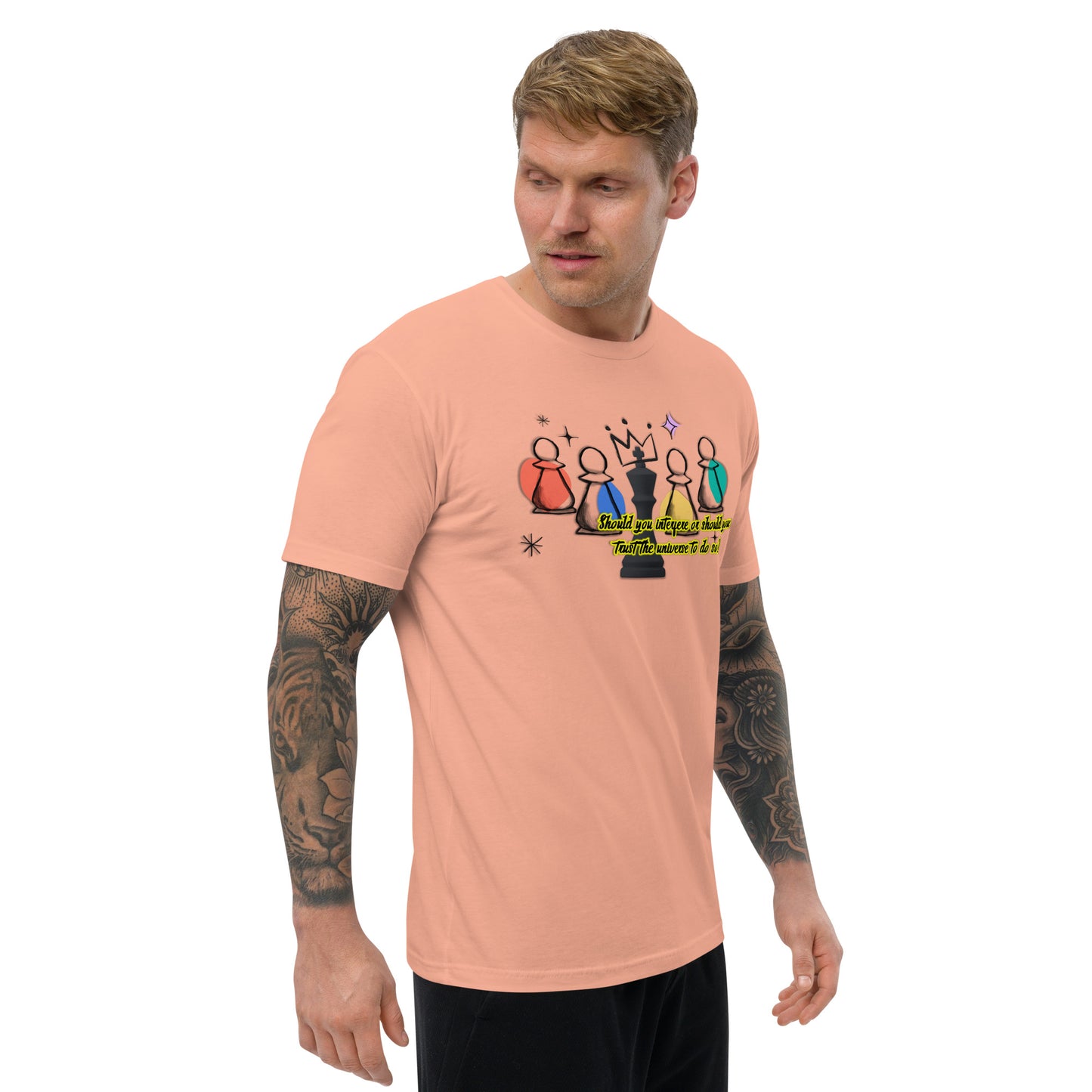 Highest Good #3 Men's Fitted Short Sleeve T-shirt