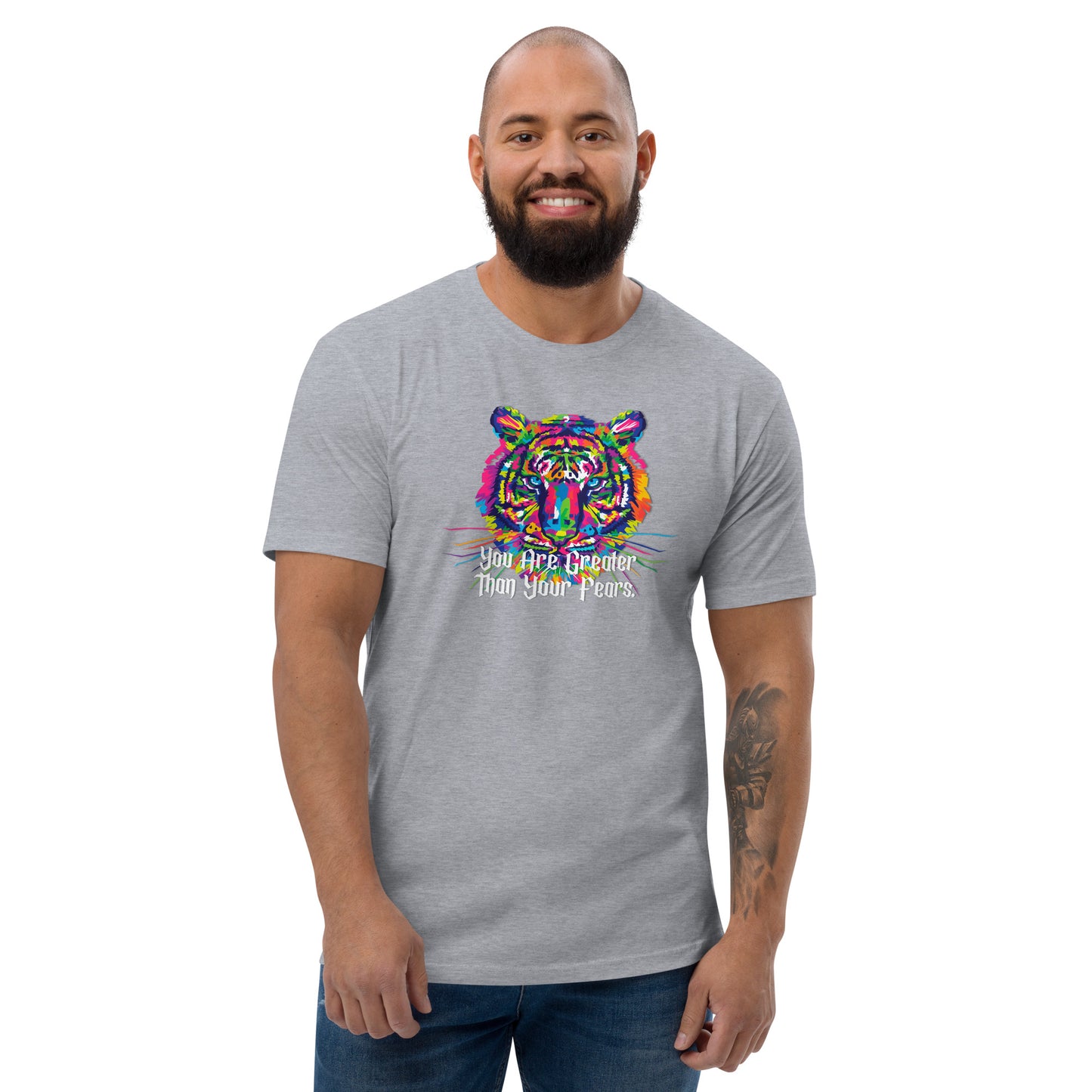 Tiger Men's Fitted Short Sleeve T-shirt