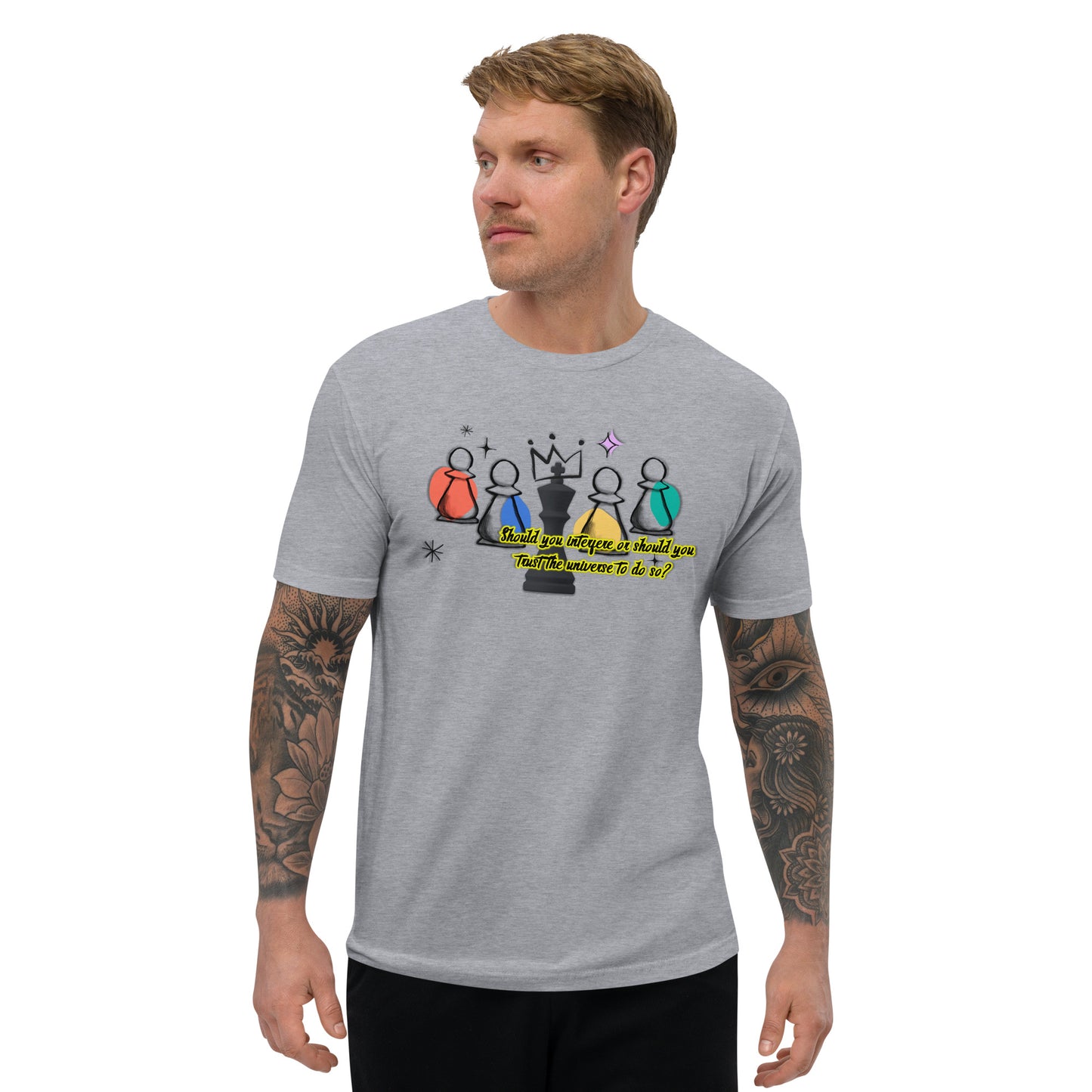 Highest Good #3 Men's Fitted Short Sleeve T-shirt
