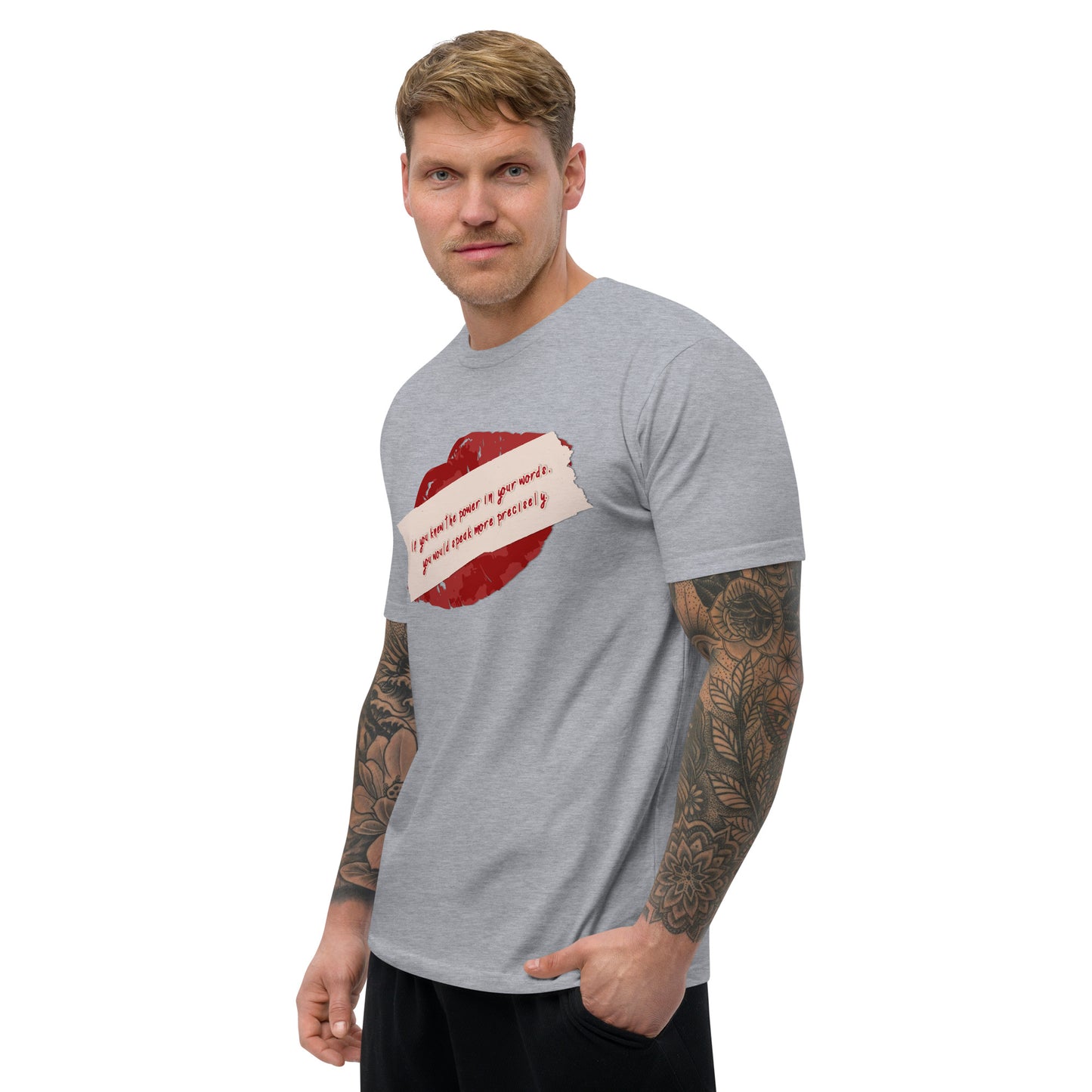 Preciseness Men's Fitted Short Sleeve T-shirt