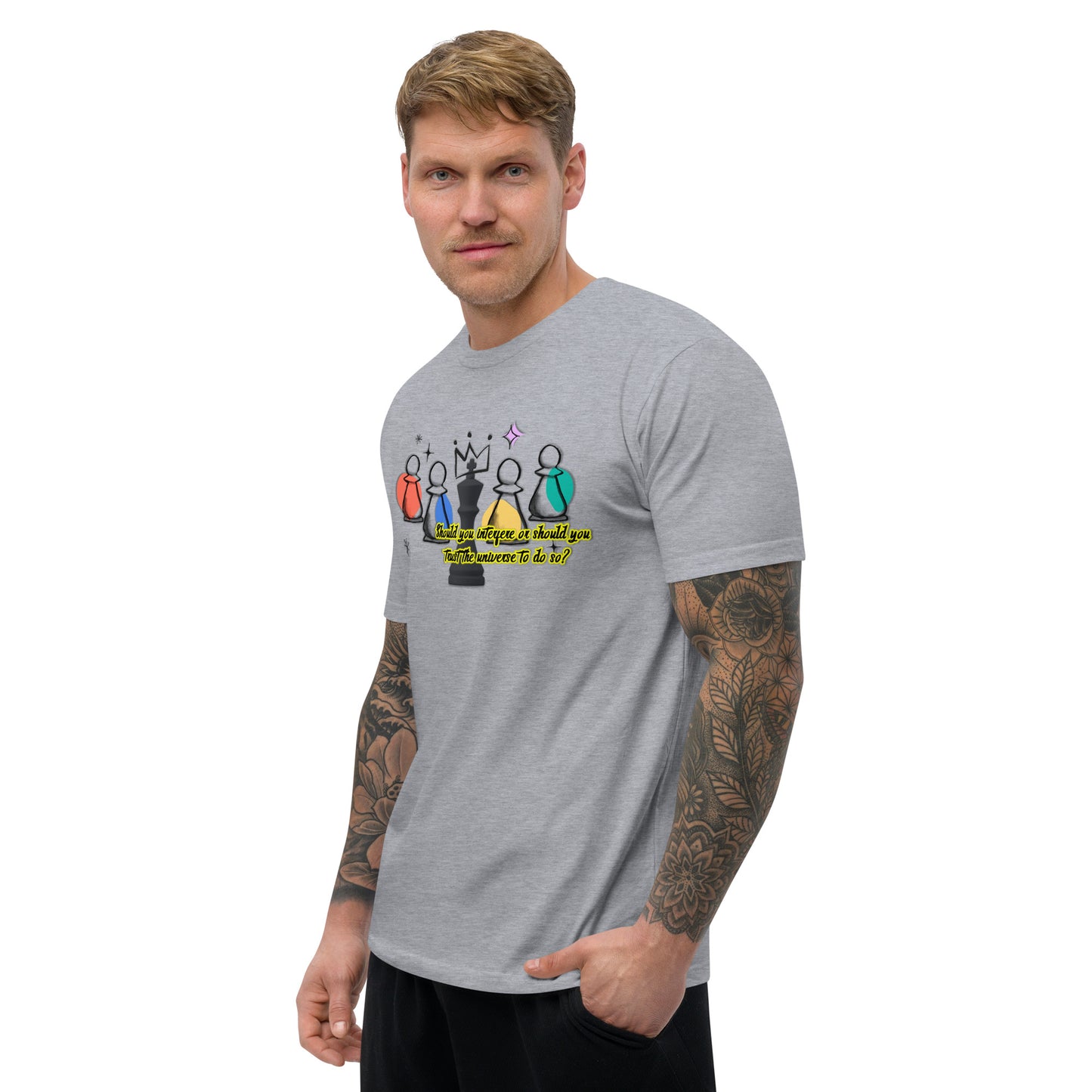 Highest Good #3 Men's Fitted Short Sleeve T-shirt