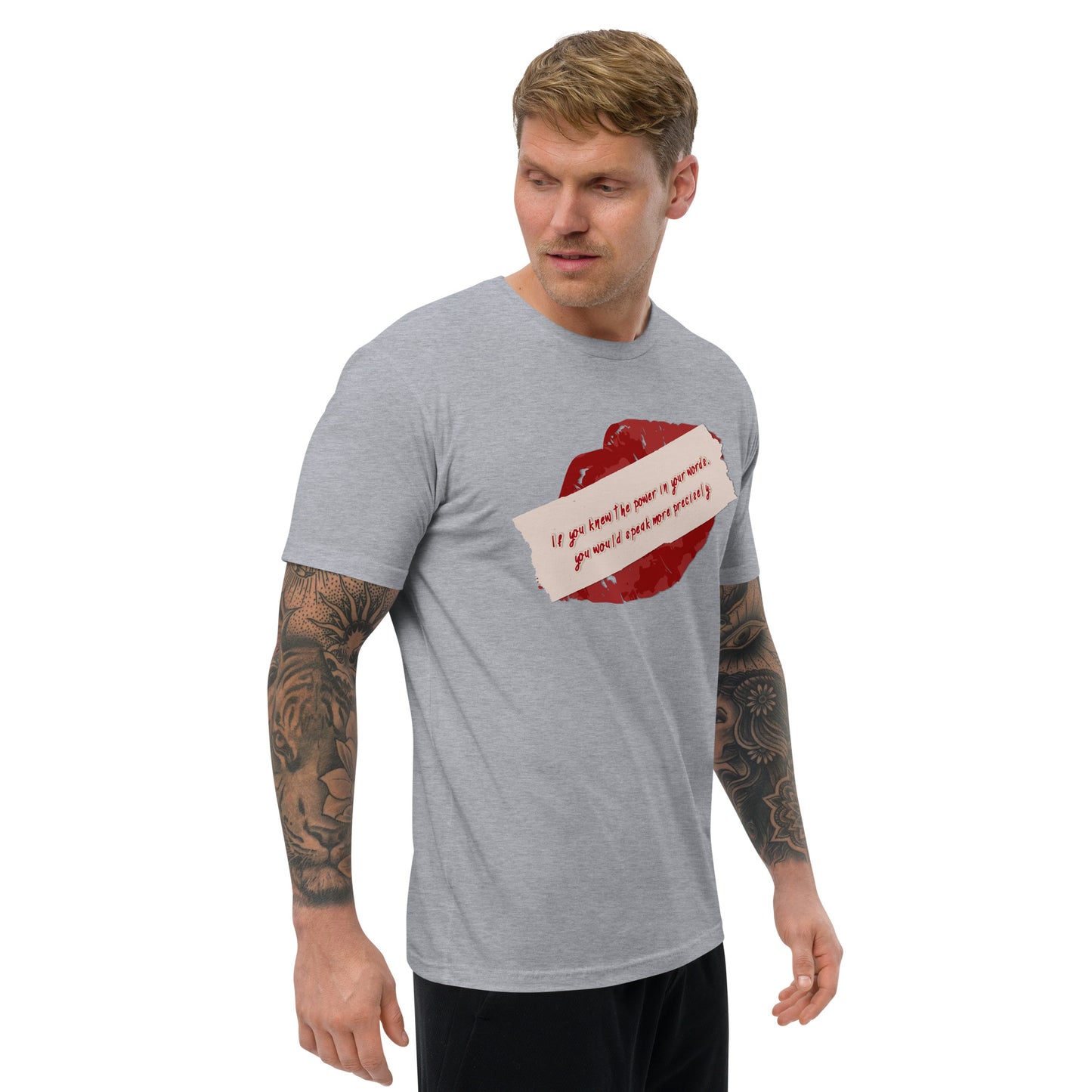 Preciseness Men's Fitted Short Sleeve T-shirt