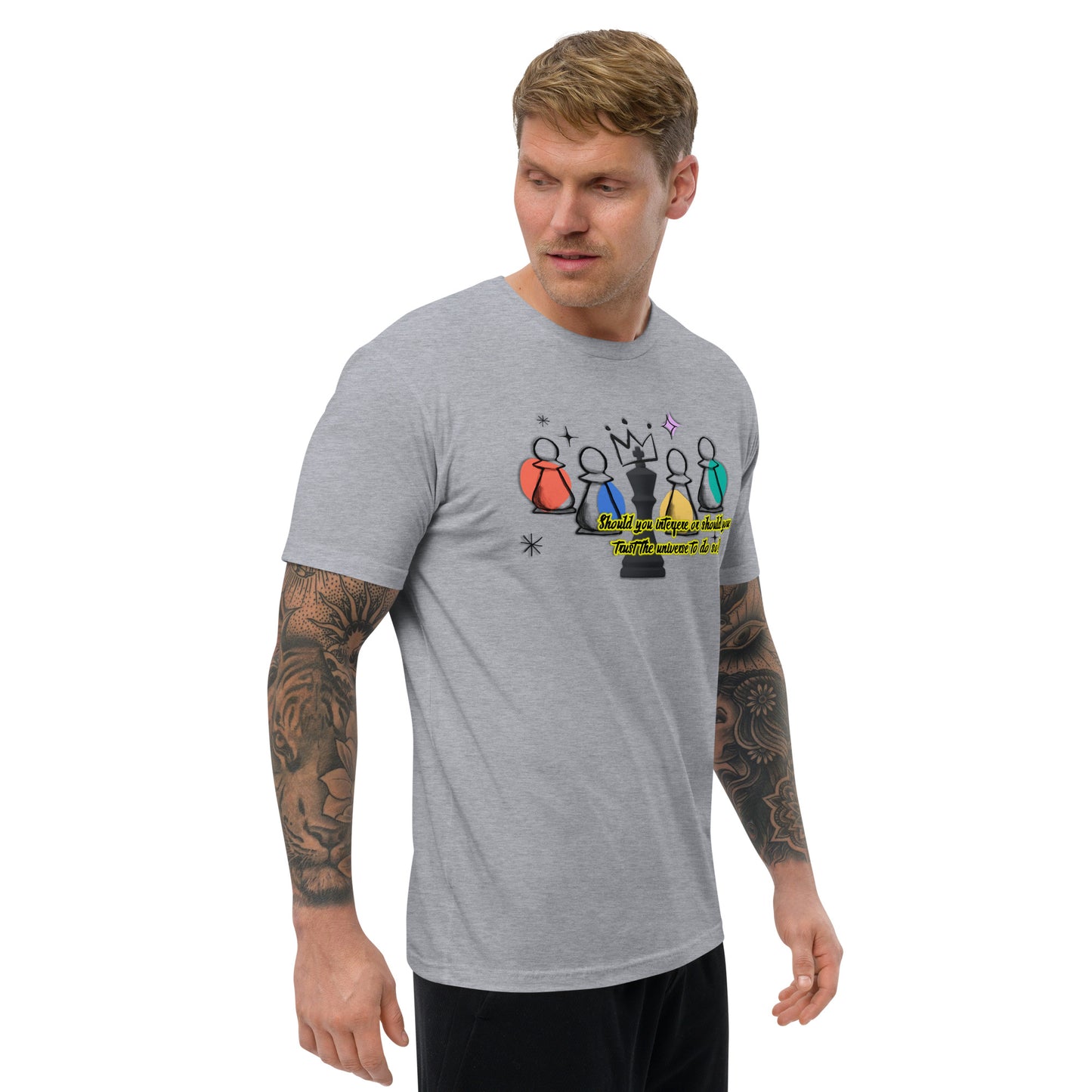 Highest Good #3 Men's Fitted Short Sleeve T-shirt