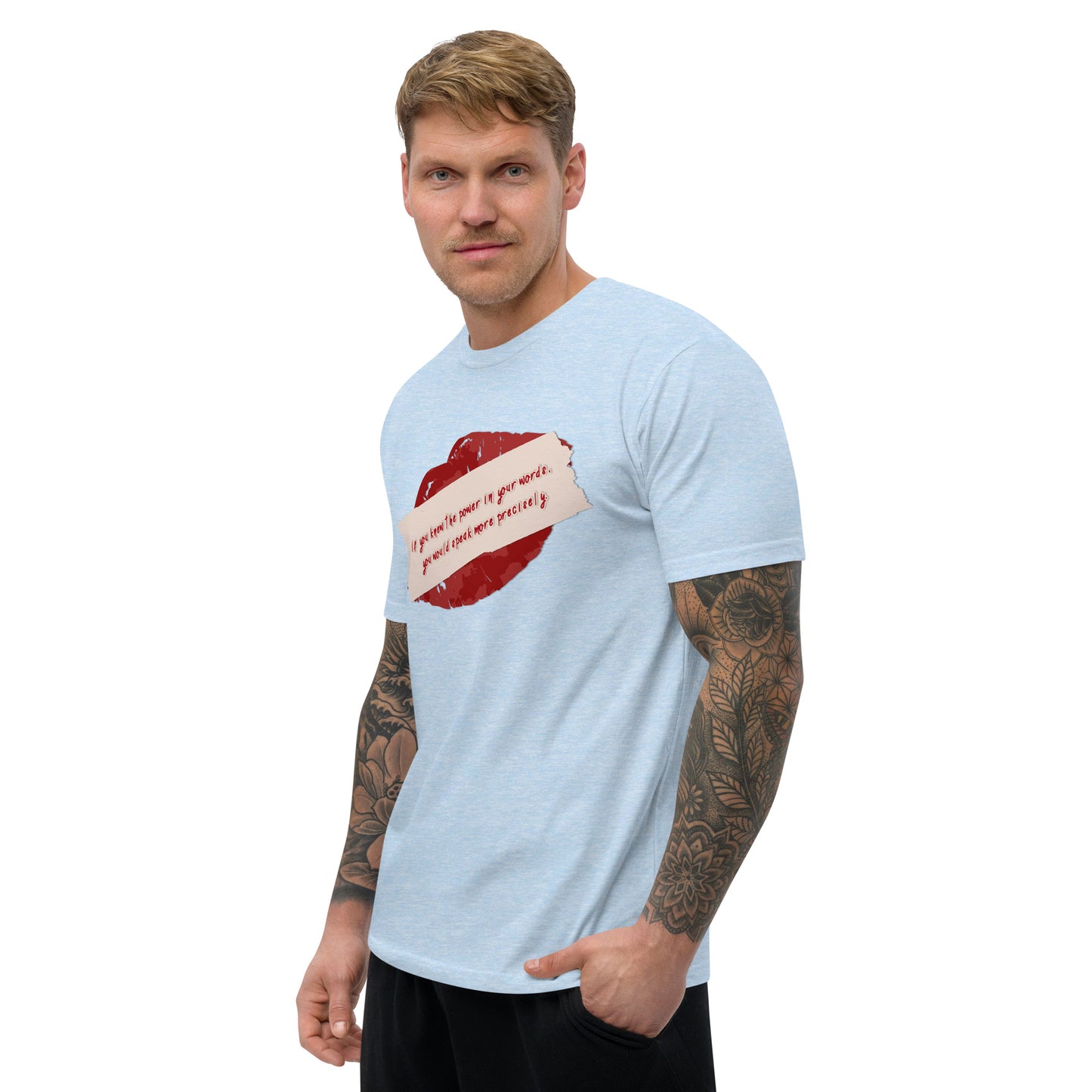 Preciseness Men's Fitted Short Sleeve T-shirt