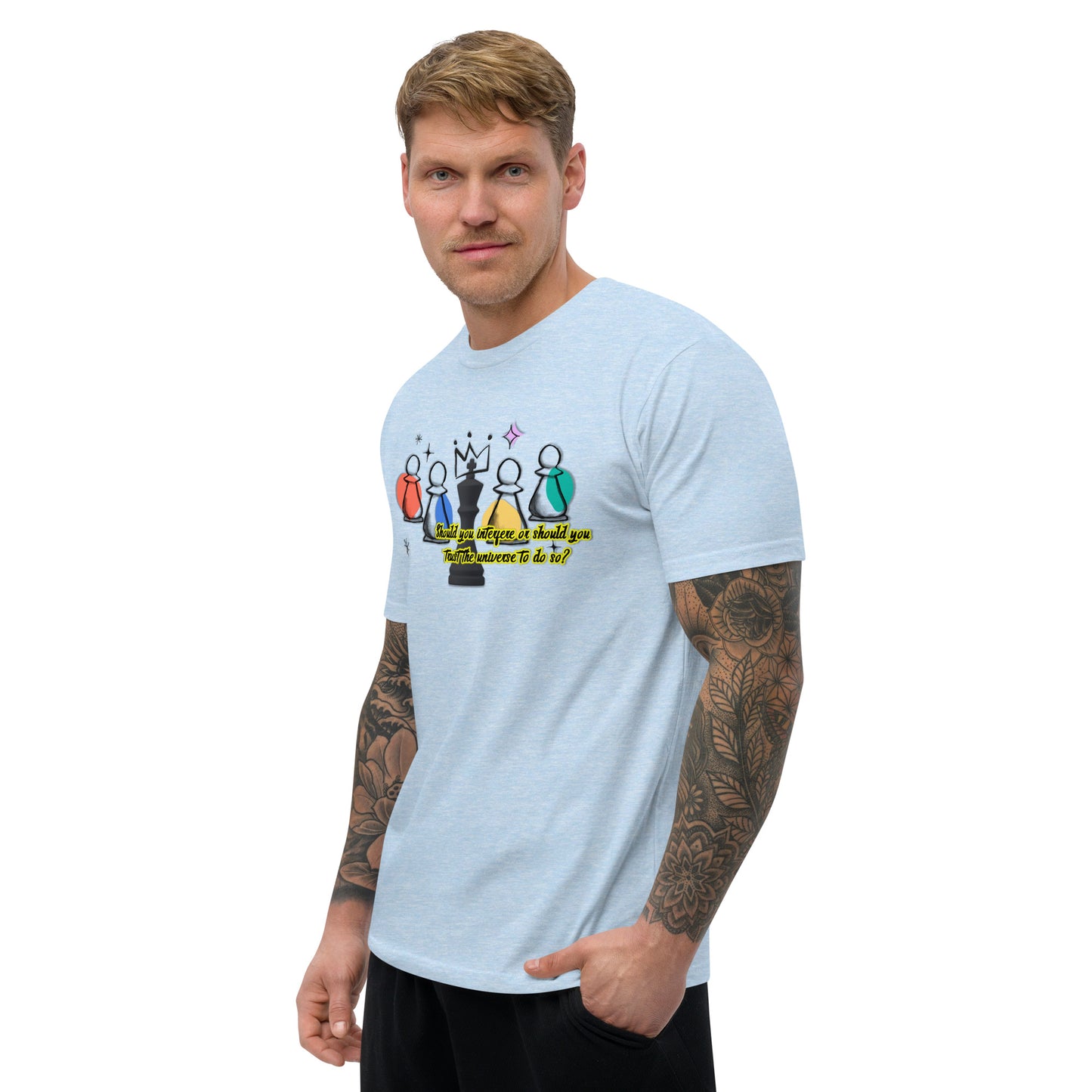 Highest Good #3 Men's Fitted Short Sleeve T-shirt