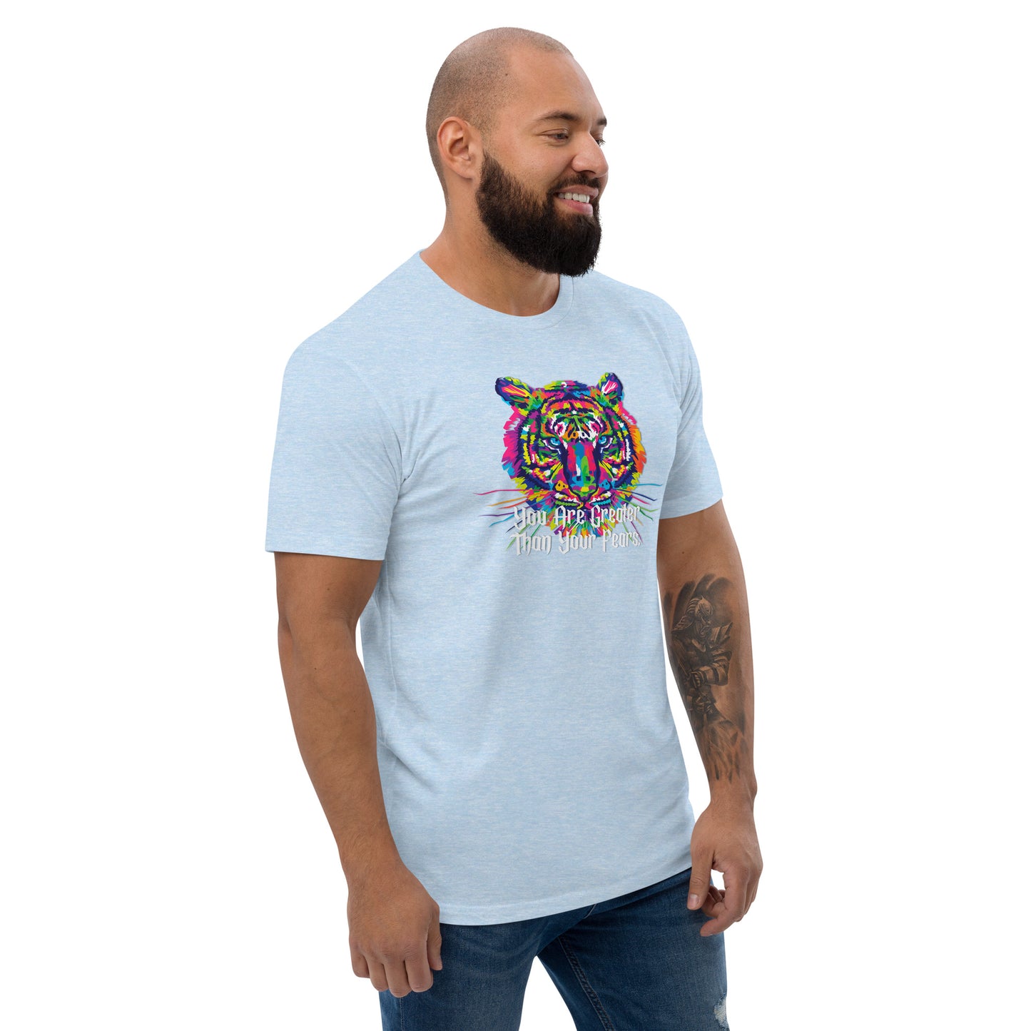 Tiger Men's Fitted Short Sleeve T-shirt