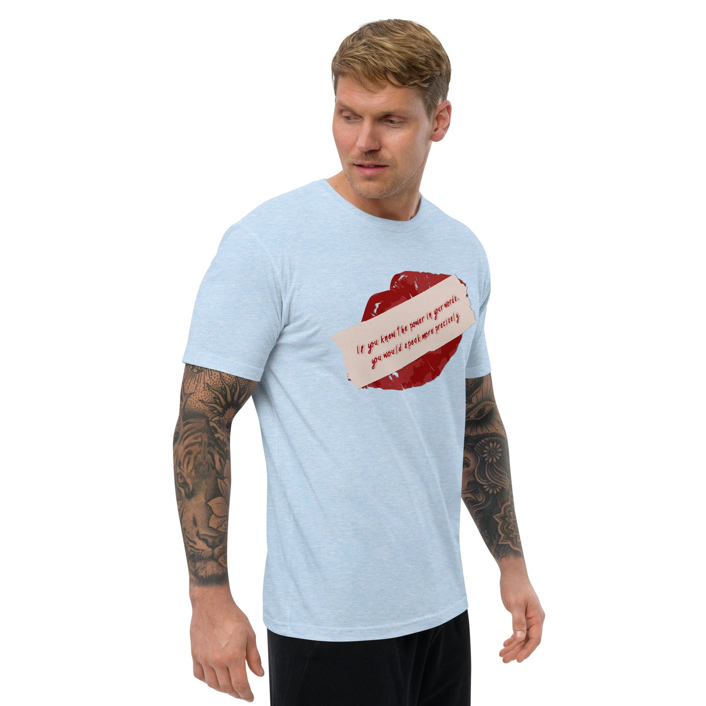 Preciseness Men's Fitted Short Sleeve T-shirt