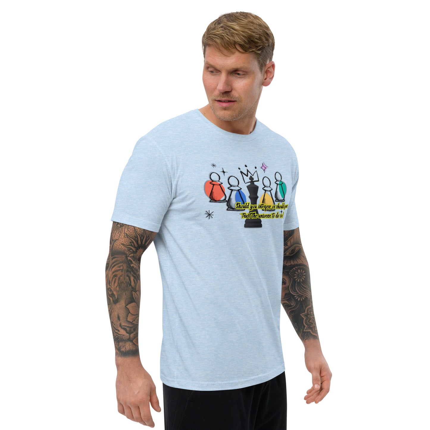 Highest Good #3 Men's Fitted Short Sleeve T-shirt
