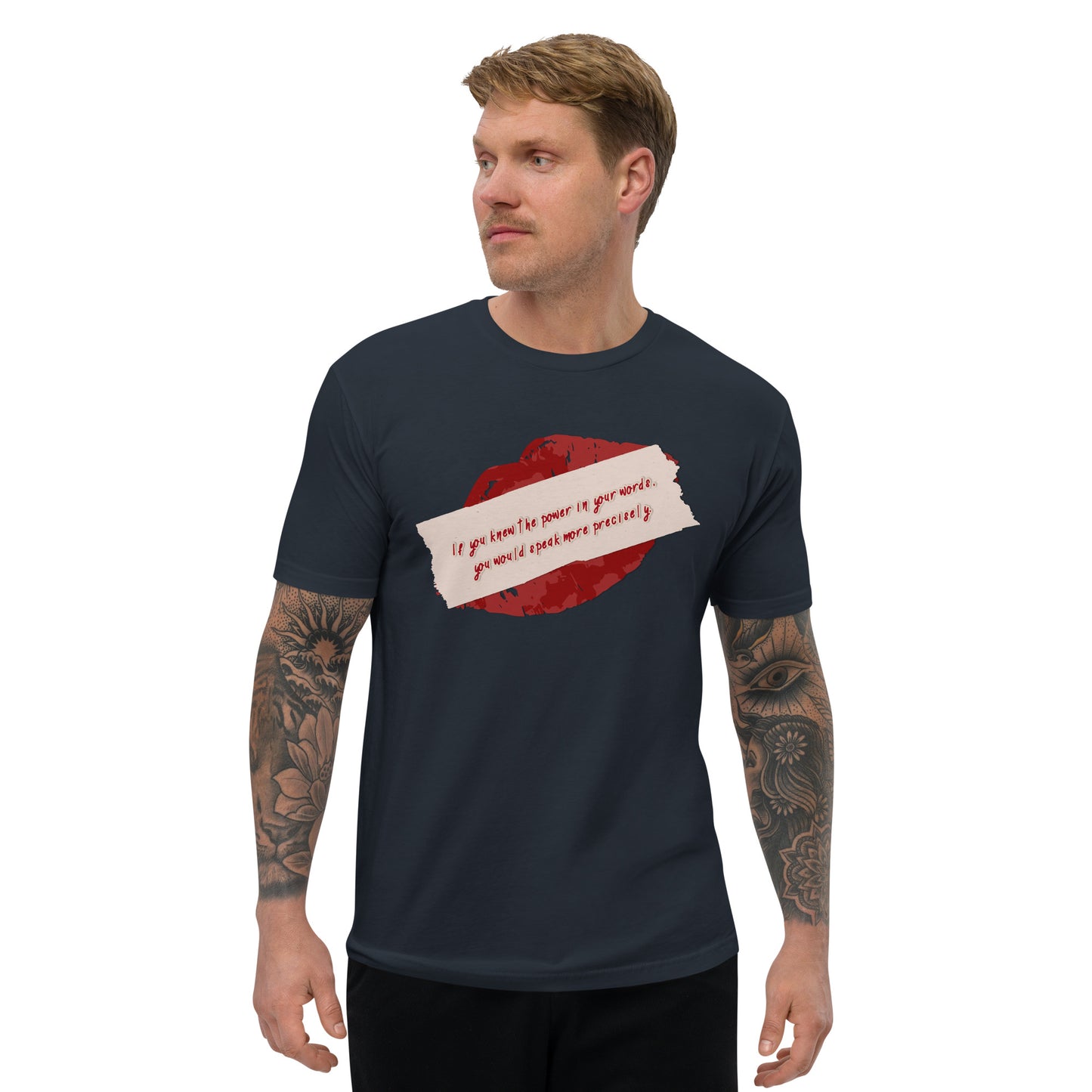 Preciseness Men's Fitted Short Sleeve T-shirt