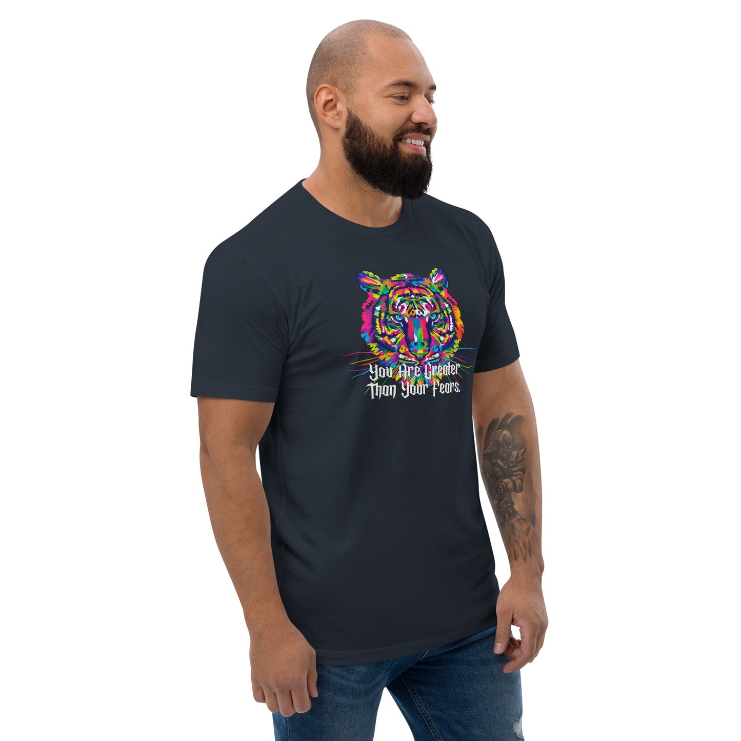 Tiger Men's Fitted Short Sleeve T-shirt
