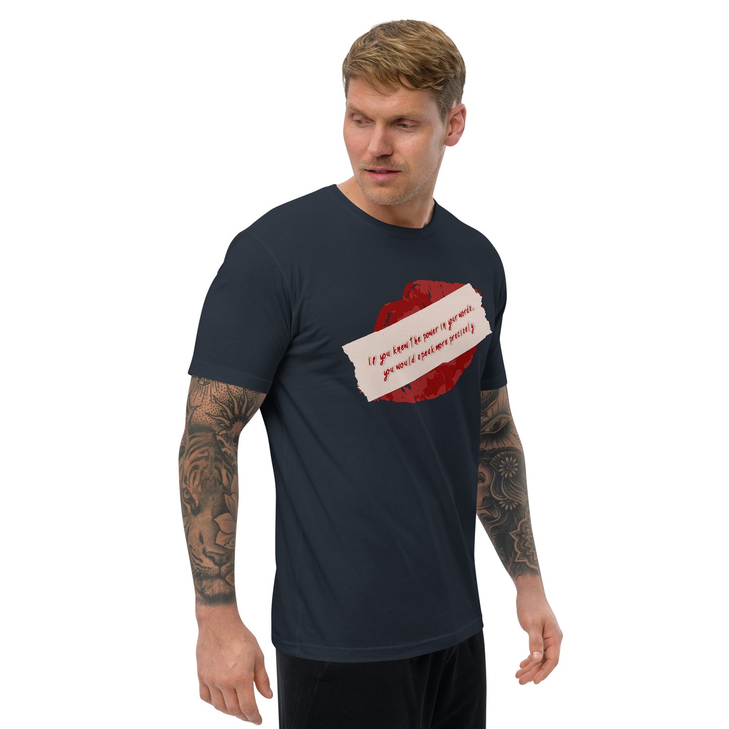 Preciseness Men's Fitted Short Sleeve T-shirt