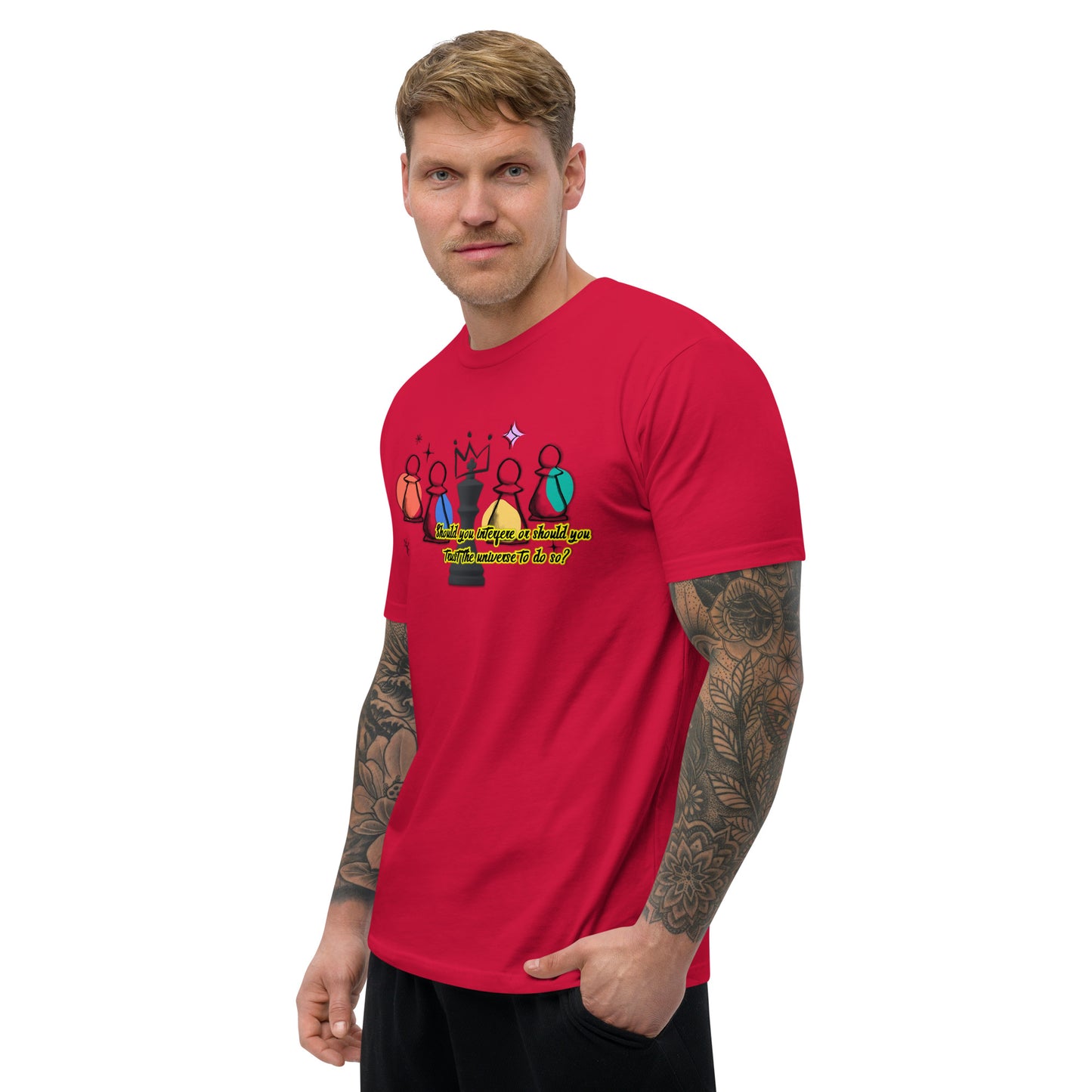 Highest Good #3 Men's Fitted Short Sleeve T-shirt
