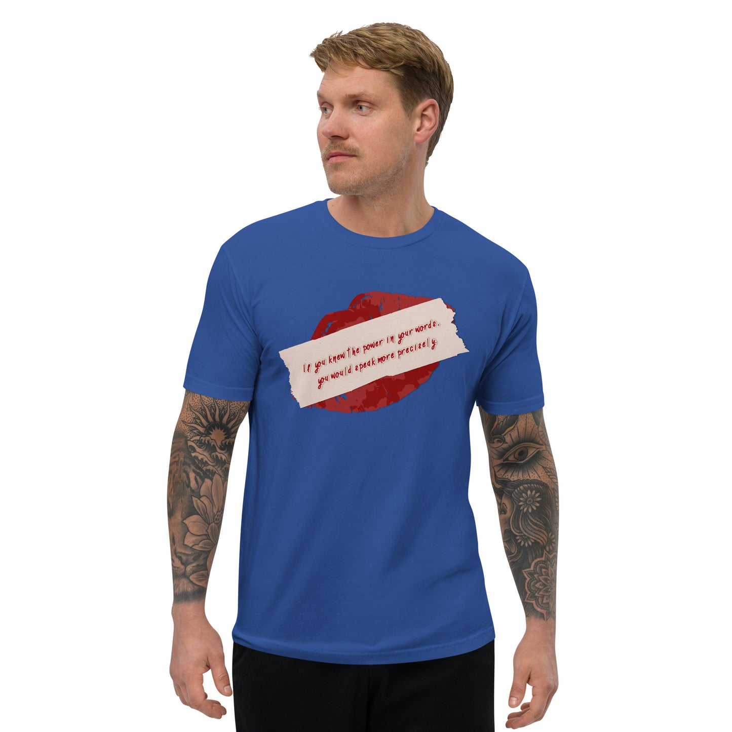 Preciseness Men's Fitted Short Sleeve T-shirt