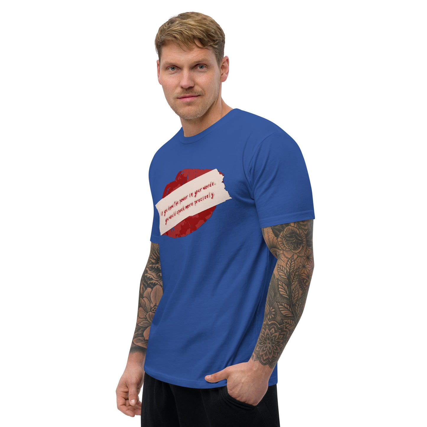 Preciseness Men's Fitted Short Sleeve T-shirt