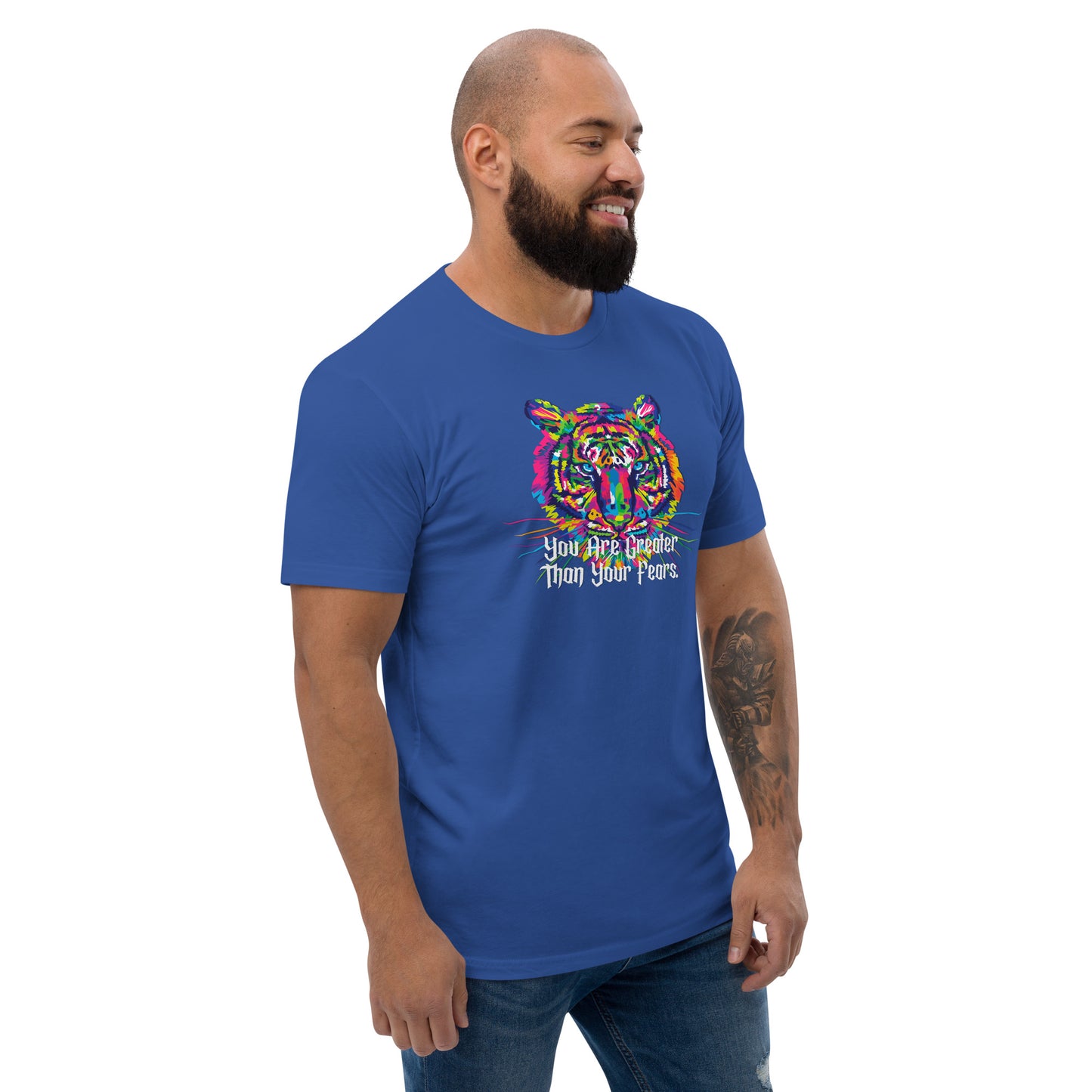 Tiger Men's Fitted Short Sleeve T-shirt