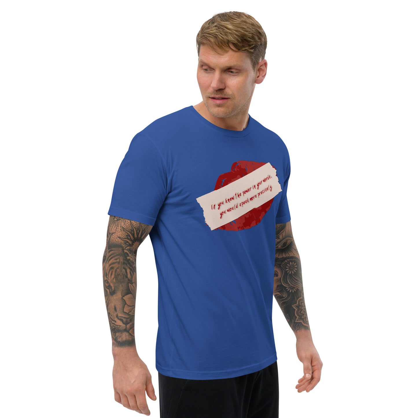 Preciseness Men's Fitted Short Sleeve T-shirt