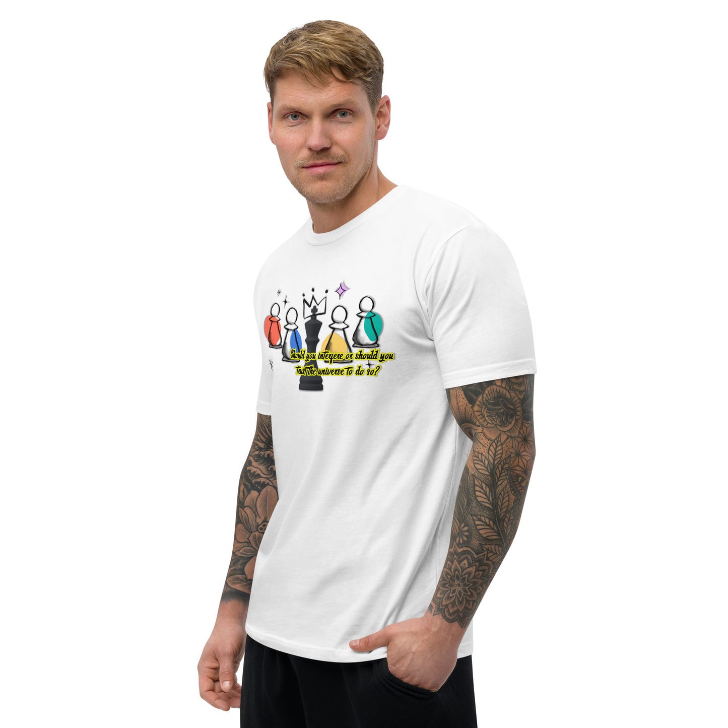 Highest Good #3 Men's Fitted Short Sleeve T-shirt