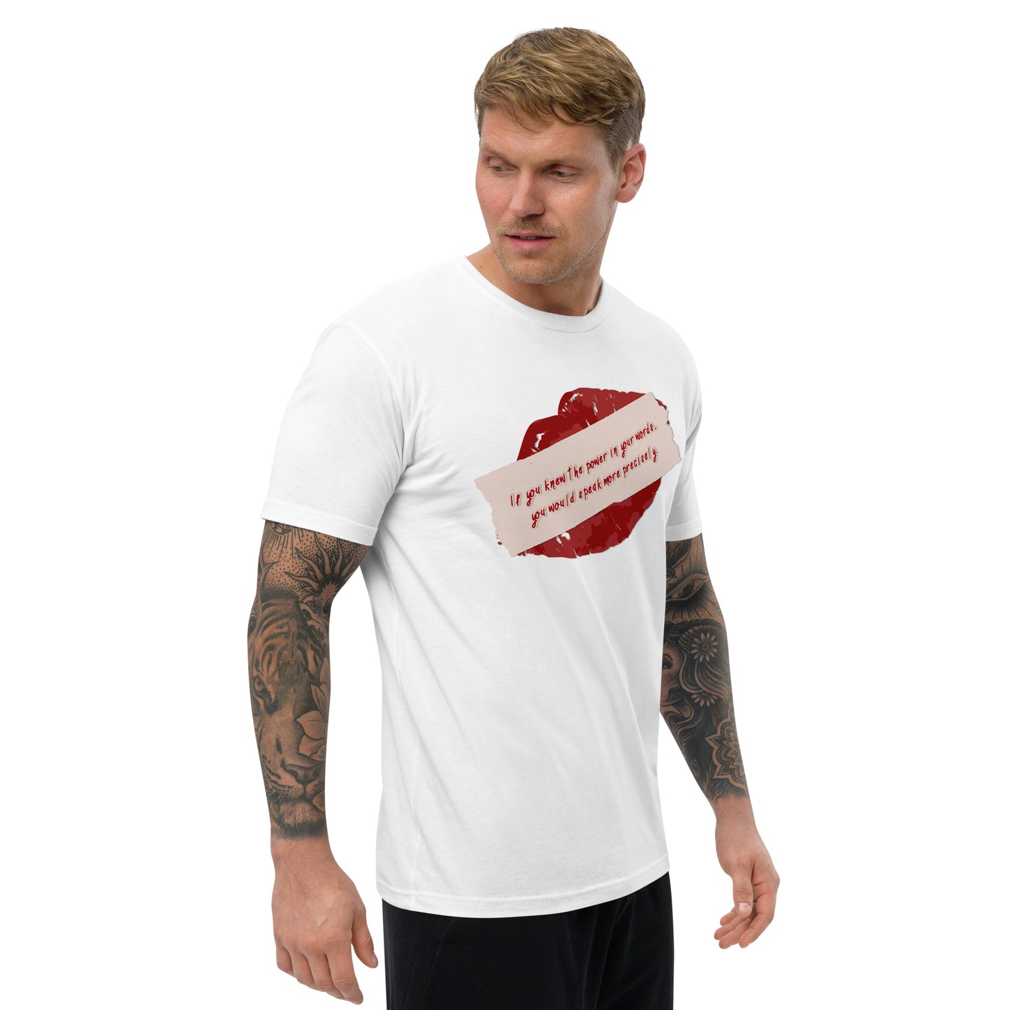 Preciseness Men's Fitted Short Sleeve T-shirt