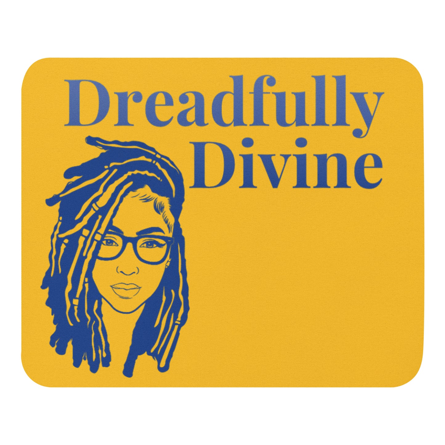 DD Woman (Blue) Mouse Pad