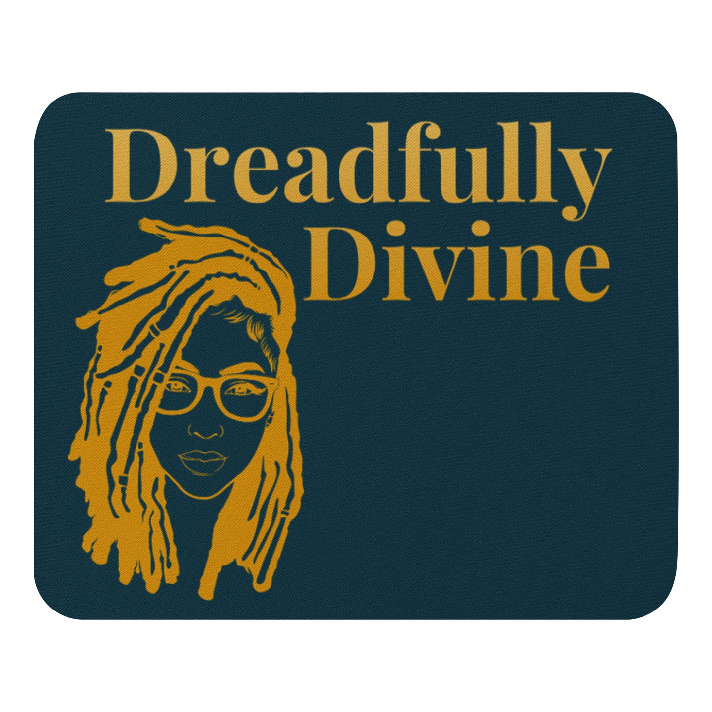DD Woman (Gold) Mouse Pad