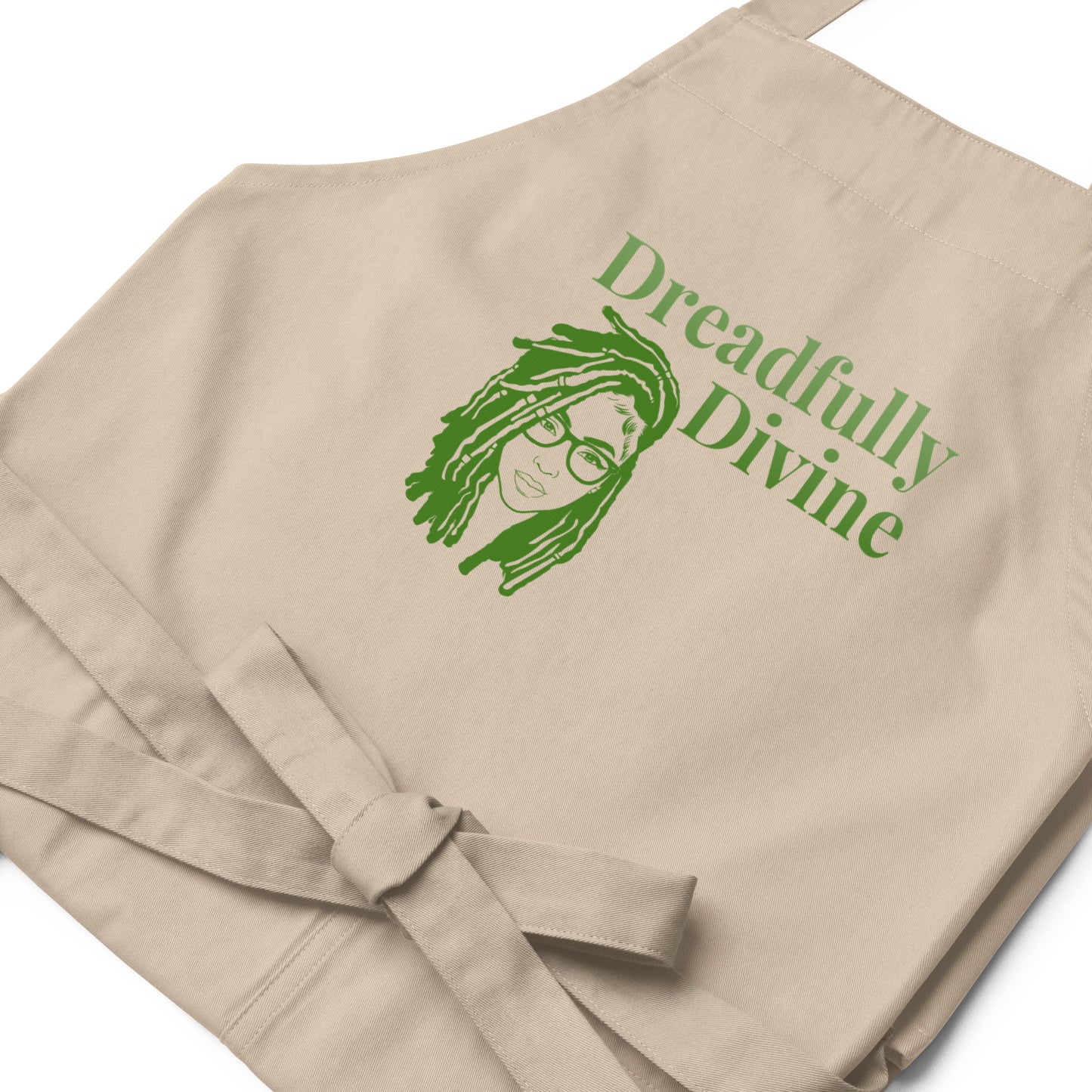 DD Woman (Green) Organic Cotton Apron
