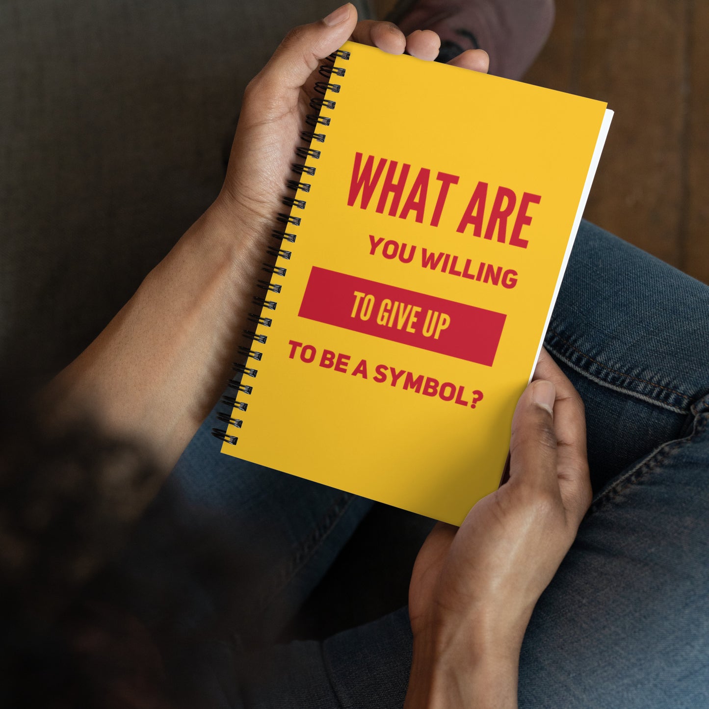 To Be A Symbol #1 Spiral Notebook