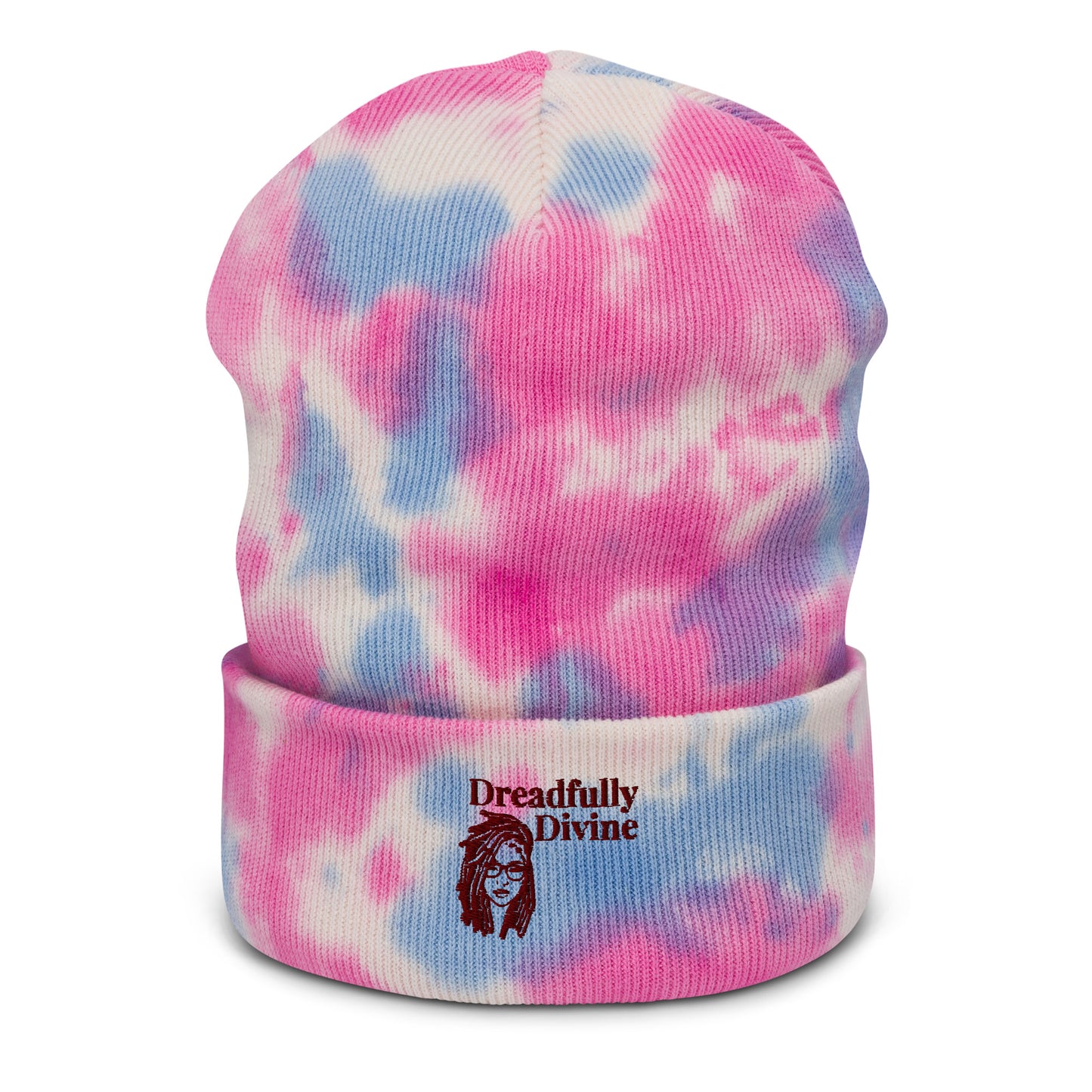 DD Woman (Maroon) Tie-dye Beanie