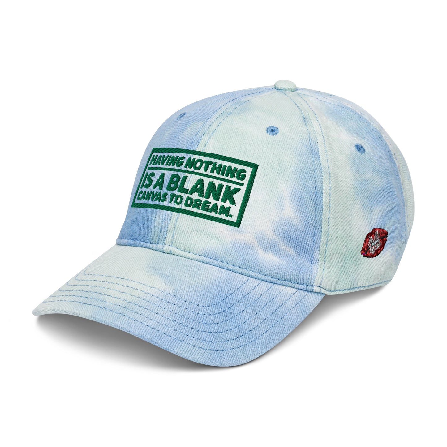 Blank Canvas (Green) Tie Dye Hat