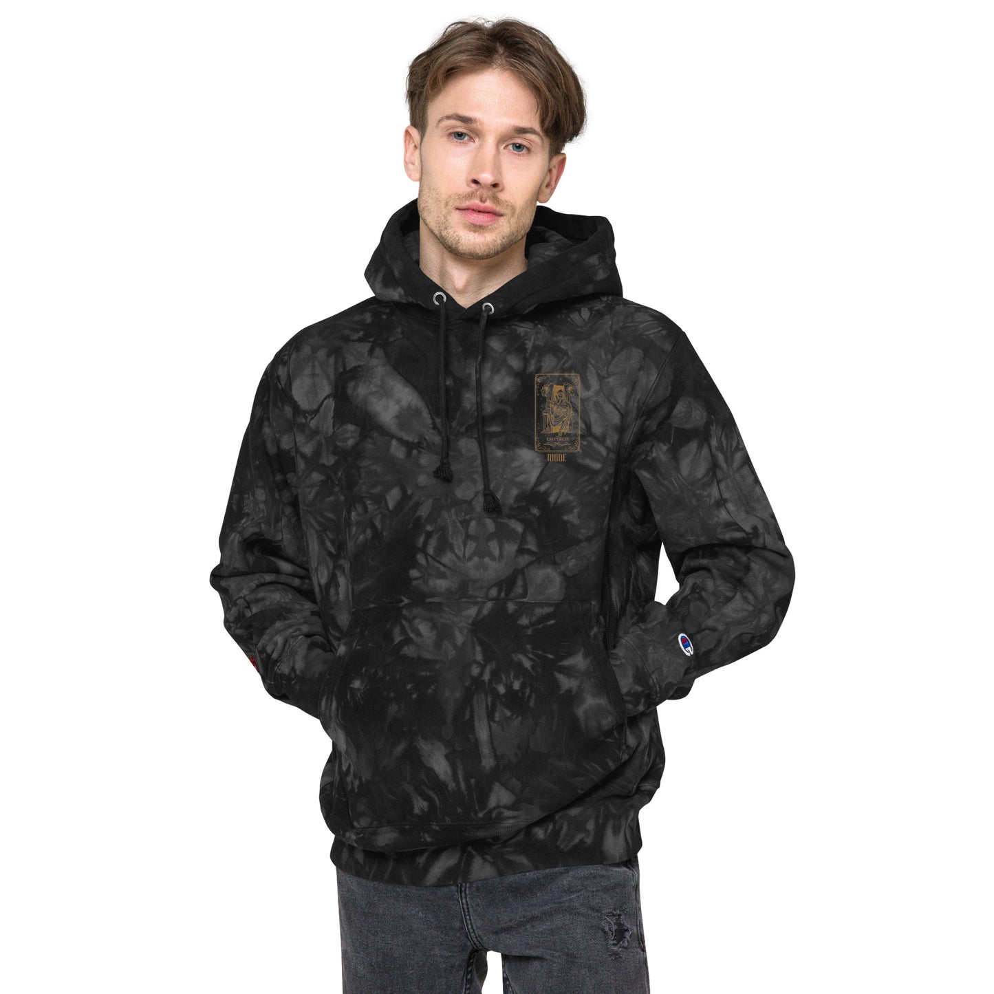 Emperor (Gold) Unisex Champion Tie-dye Hoodie