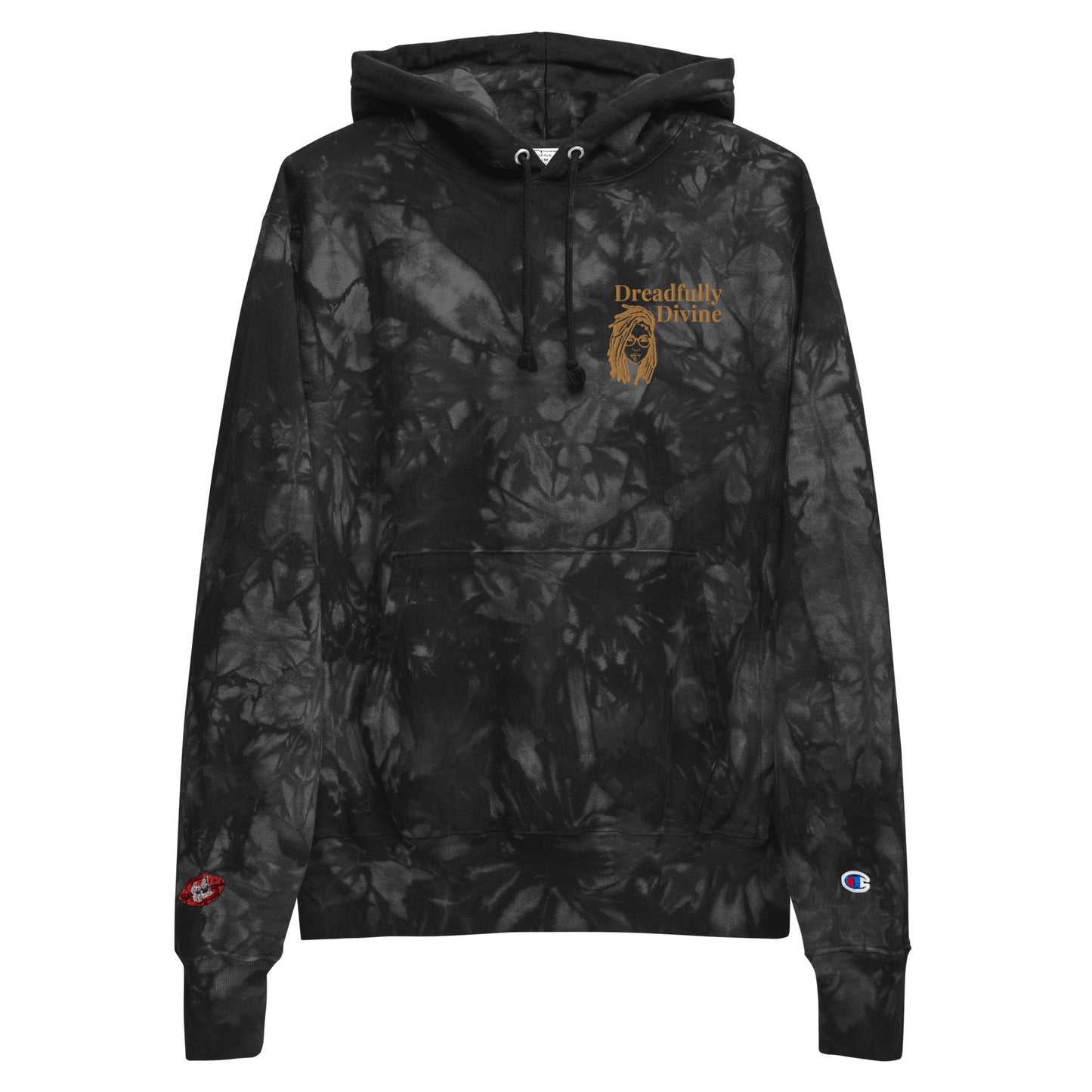 DD Woman (Gold) Unisex Champion Tie-dye Hoodie