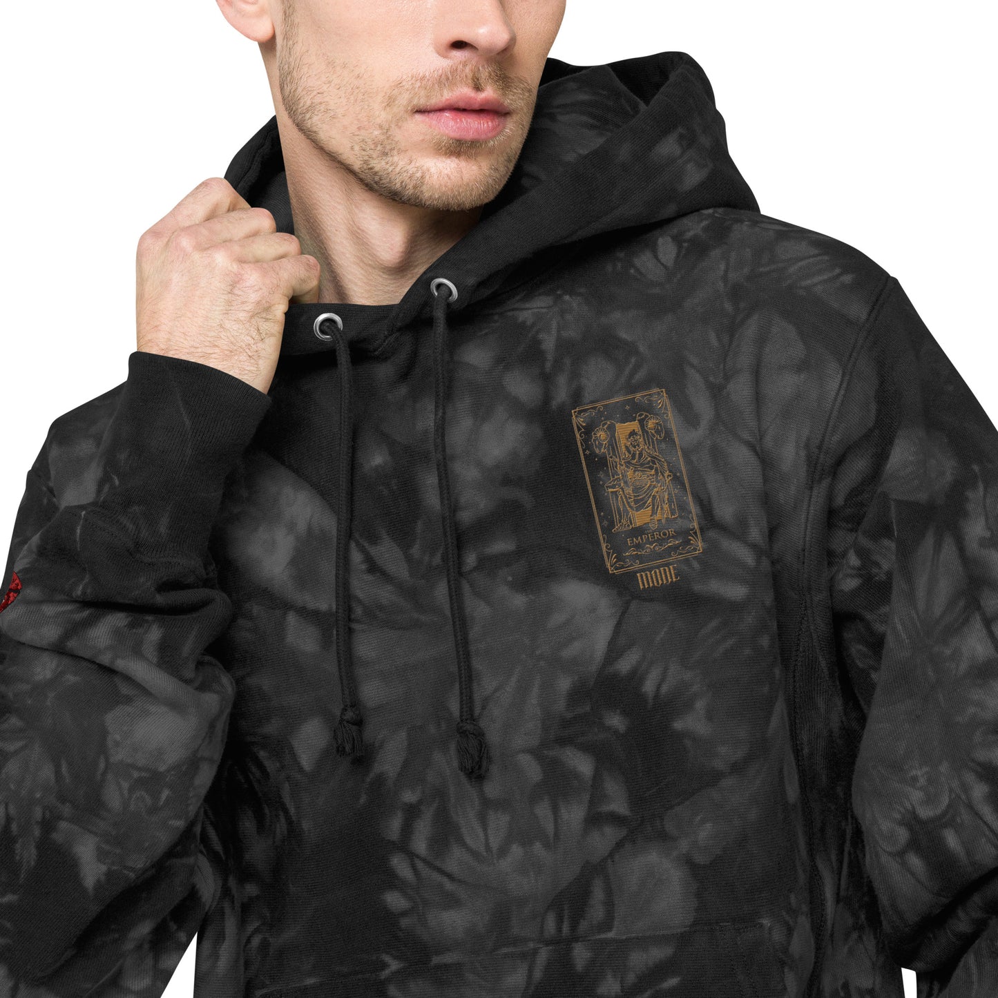 Emperor (Gold) Unisex Champion Tie-dye Hoodie