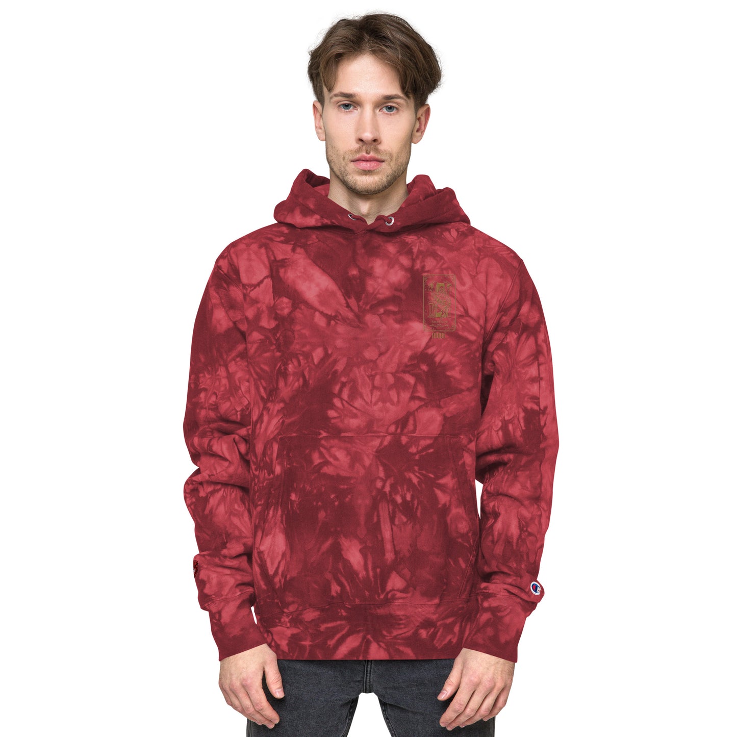 Emperor (Gold) Unisex Champion Tie-dye Hoodie